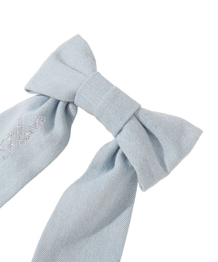 Maison de FLEUR「ブルーマニアデニムリボンバレッタ」|その他|