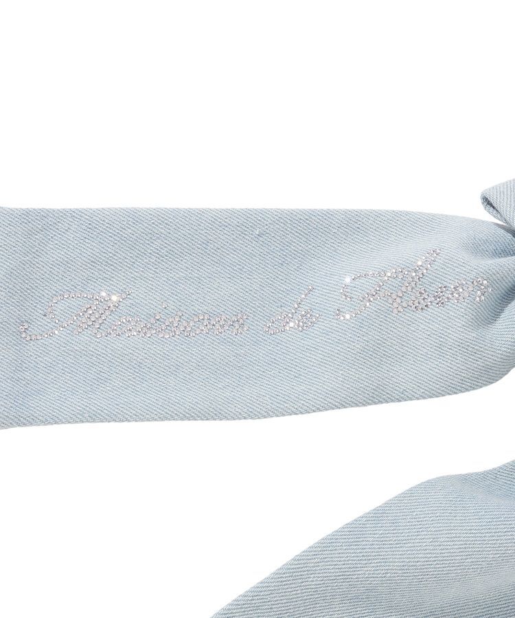 Maison de FLEUR「ブルーマニアデニムリボンバレッタ」|その他|