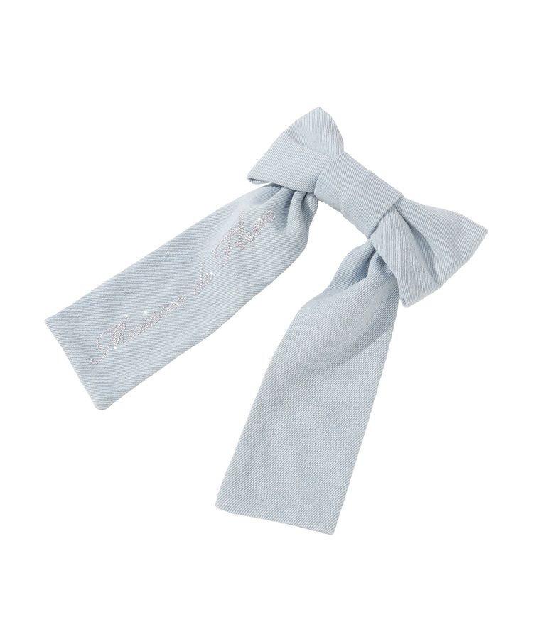 Maison de FLEUR「ブルーマニアデニムリボンバレッタ」|その他|