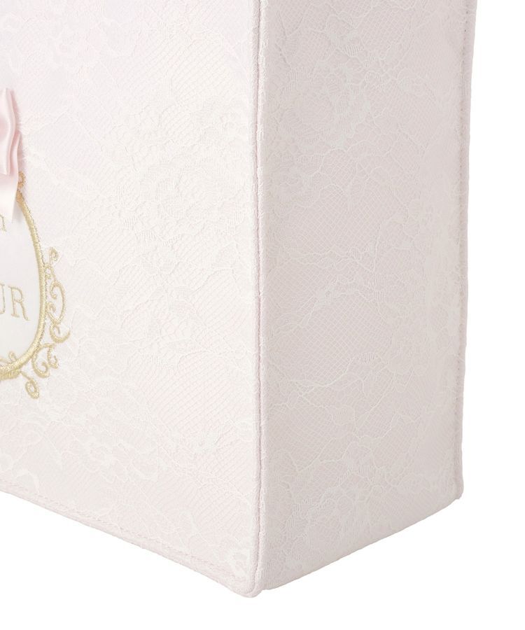 Maison de FLEUR「リボンフレームフリルハンドルトートバッグ」|トートバッグ|