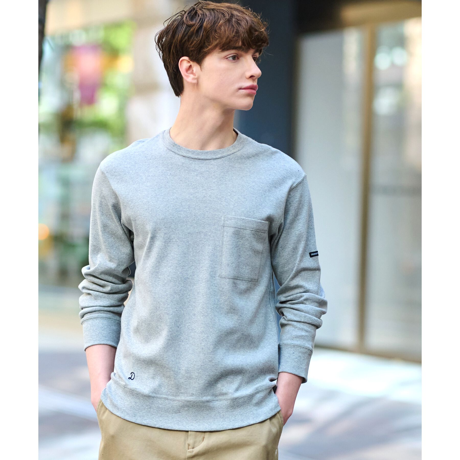DRESSTERIOR「エクスクルーシブフライスロングTシャツ」|Tシャツ・カットソー|