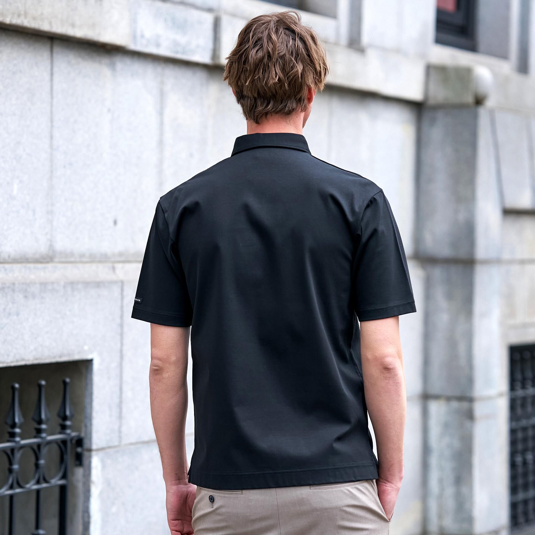 DRESSTERIOR「【接触冷感/抗菌防臭/消臭/Safari5月号掲載】ICE CLEAR COTTON オーバーフィッ」|ポロシャツ|