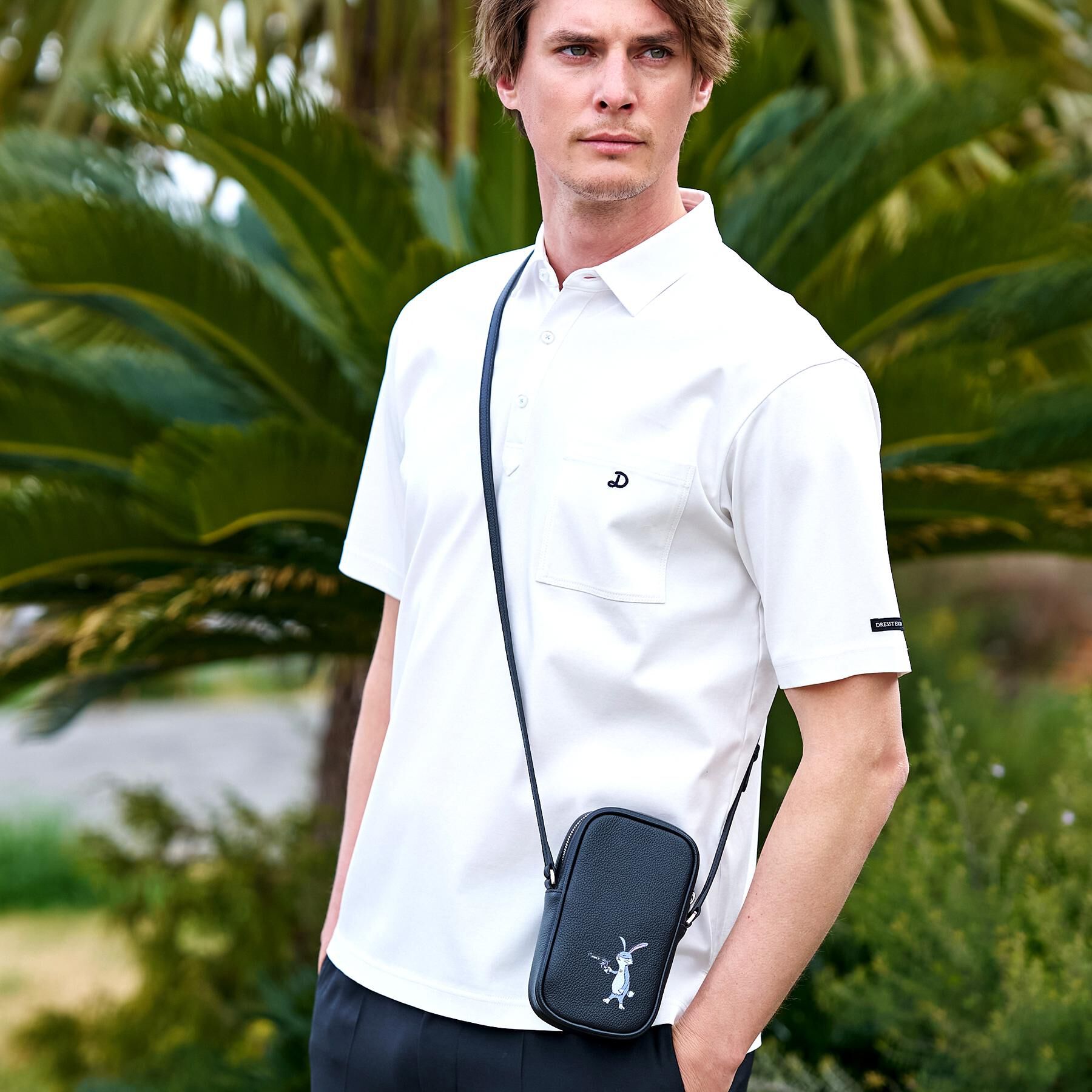 DRESSTERIOR「【接触冷感/抗菌防臭/消臭/Safari5月号掲載】ICE CLEAR COTTON オーバーフィッ」|ポロシャツ|