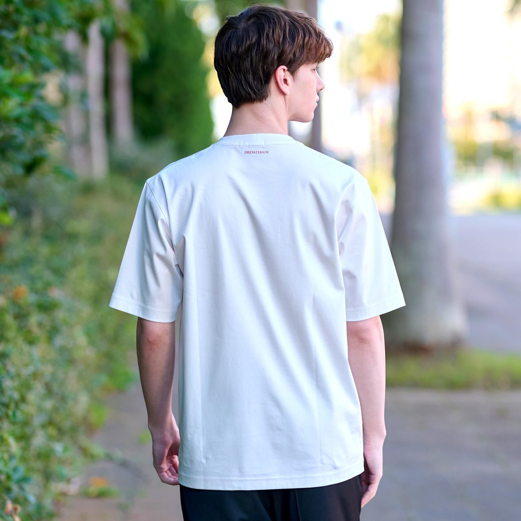 DRESSTERIOR「【接触冷感／抗菌防臭／消臭】ICE CLEAR COTTON ポケットTシャツ」|Tシャツ・カットソー|