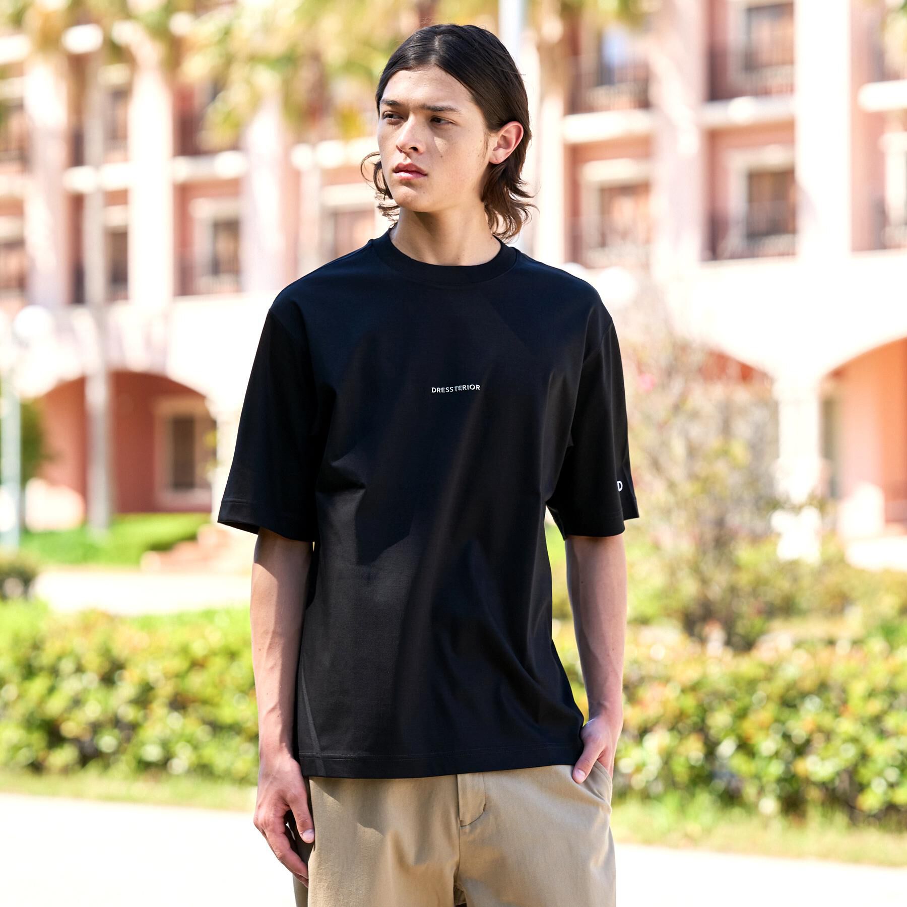 DRESSTERIOR「【接触冷感／抗菌防臭／消臭】ICE CLEAR COTTON NINEストリートTシャツ」|Tシャツ・カットソー|