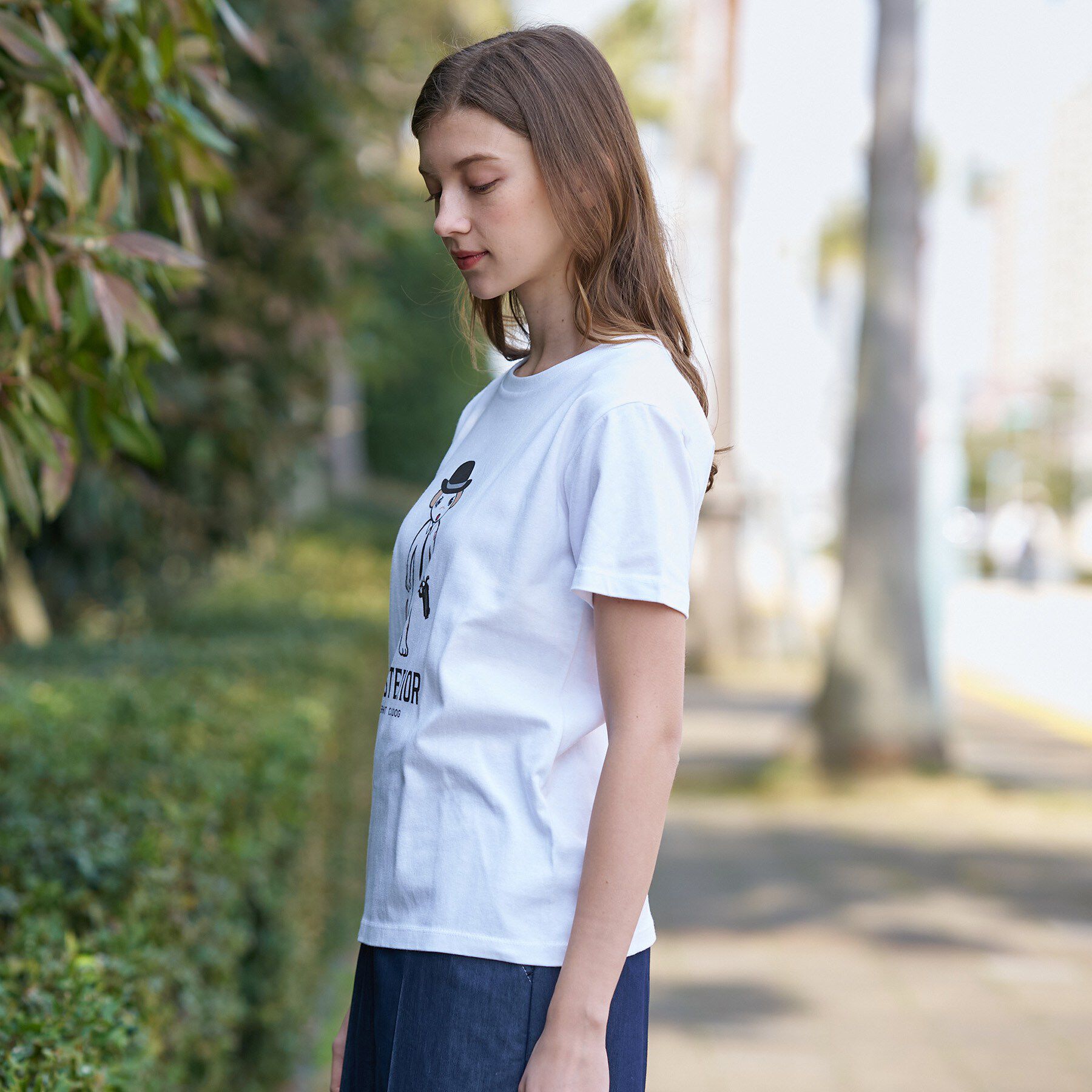 DRESSTERIOR「【EC/ルクア大阪店限定】ボーラーハットクロックドッグTシャツ」|Tシャツ・カットソー|