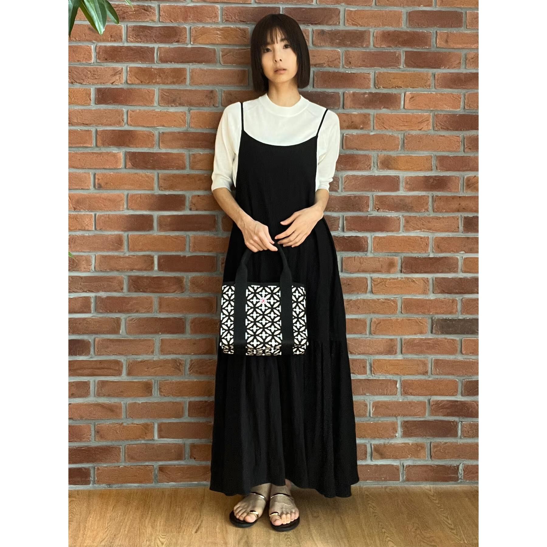 DRESSTERIOR「【ウォッシャブル】ワッシャーボリュームフレアキャミワンピース」|ワンピース|