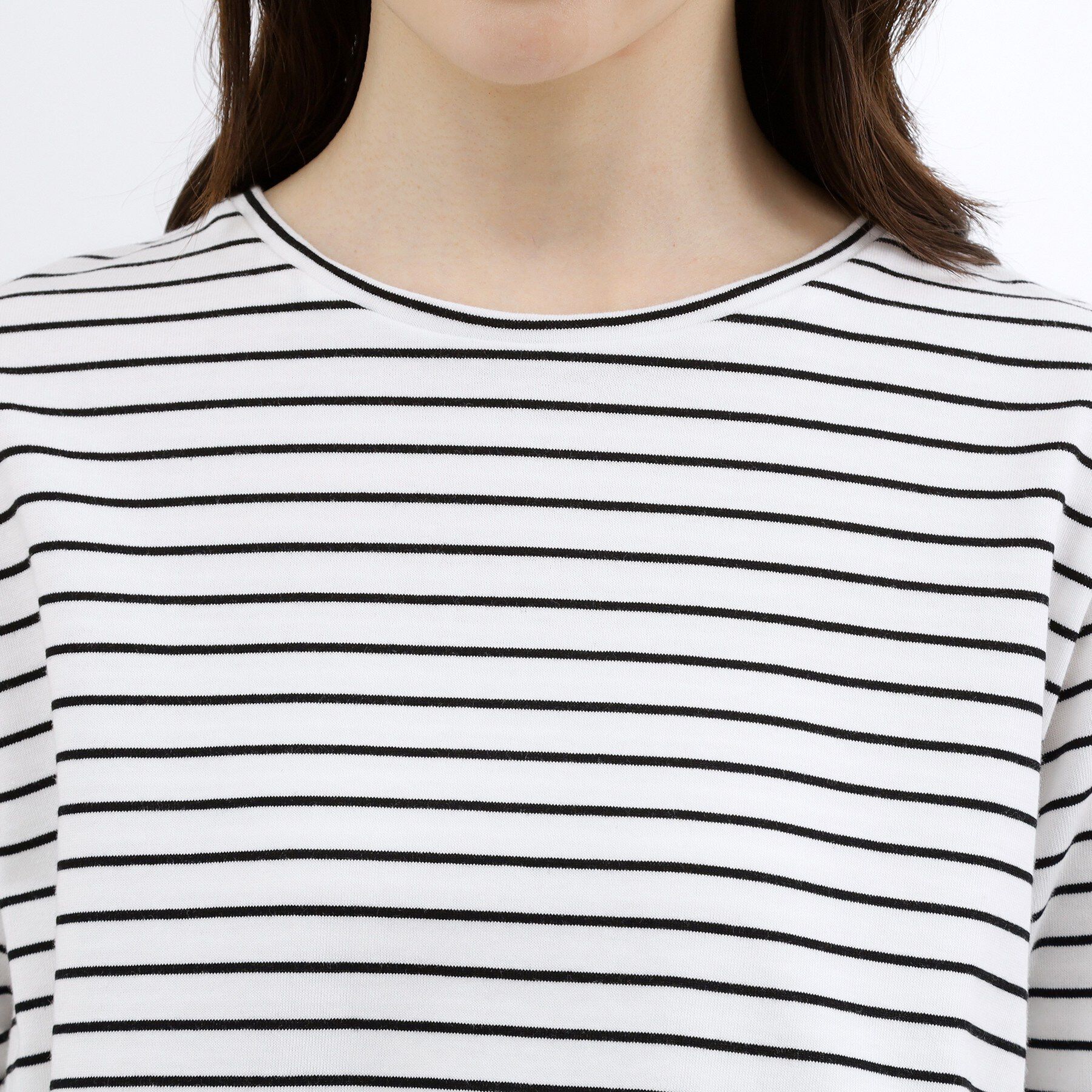grove「【体型カバー】INせず決まる、ウエストシアーフリルTシャツ」|Tシャツ・カットソー|