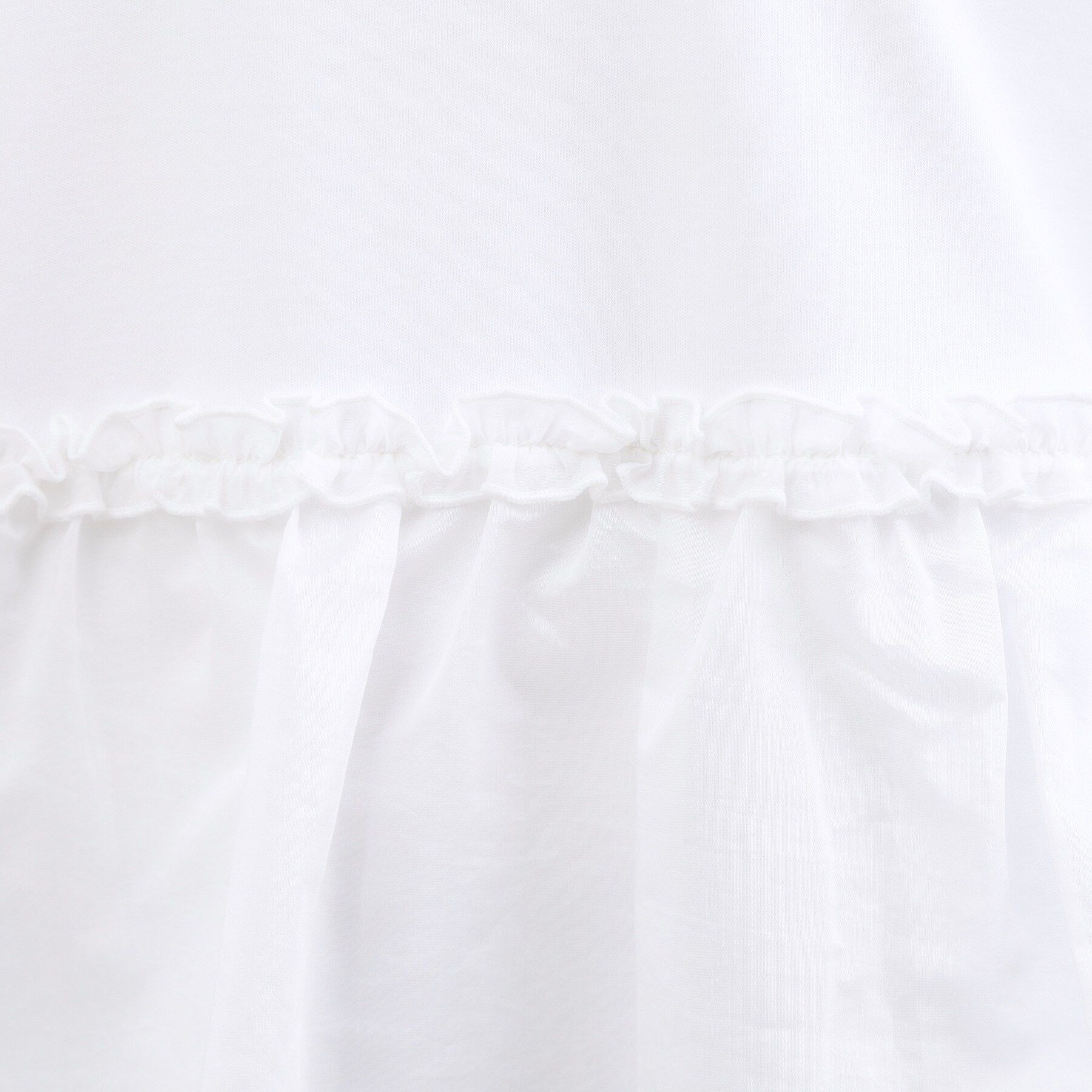 grove「【体型カバー】INせず決まる、ウエストシアーフリルTシャツ」|Tシャツ・カットソー|