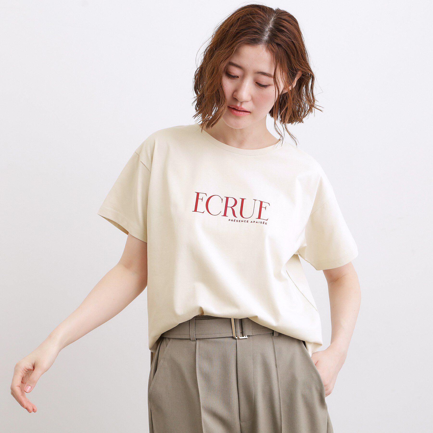 grove「【遮熱／吸水速乾／接触冷感／UVカット】ベーシックロゴTシャツ」|Tシャツ・カットソー|