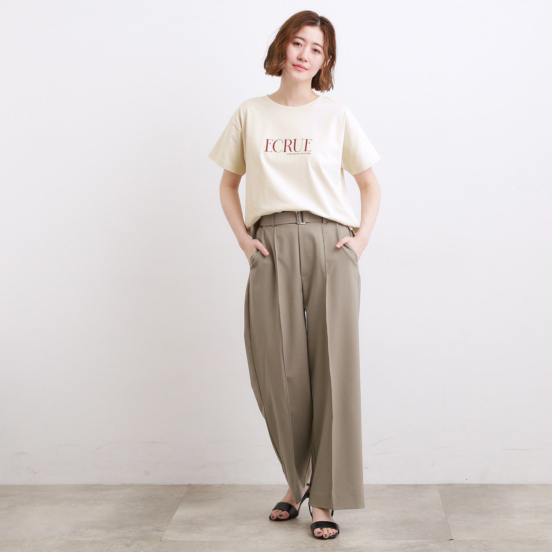 grove「【遮熱／吸水速乾／接触冷感／UVカット】ベーシックロゴTシャツ」|Tシャツ・カットソー|