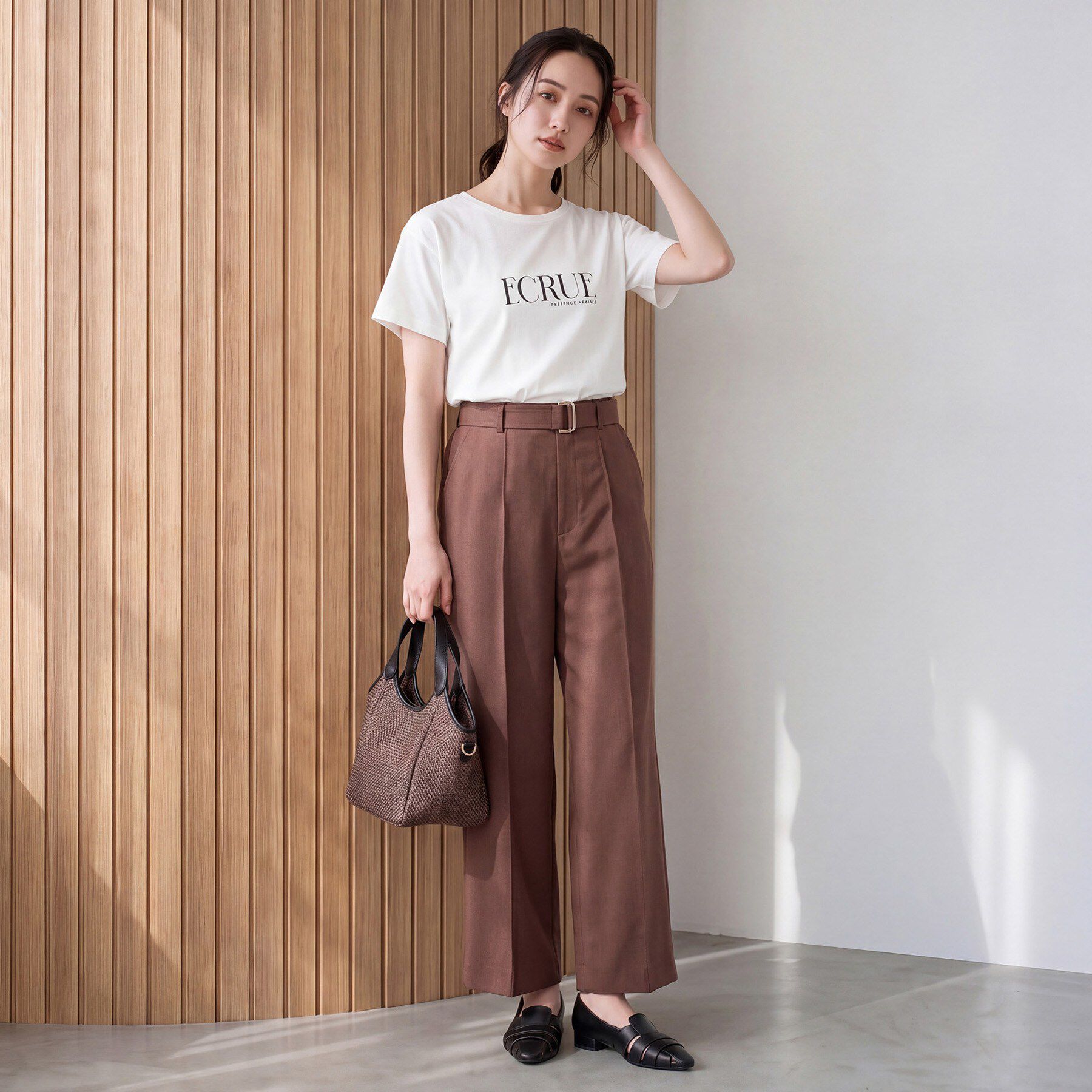grove「【遮熱／吸水速乾／接触冷感／UVカット】ベーシックロゴTシャツ」|Tシャツ・カットソー|