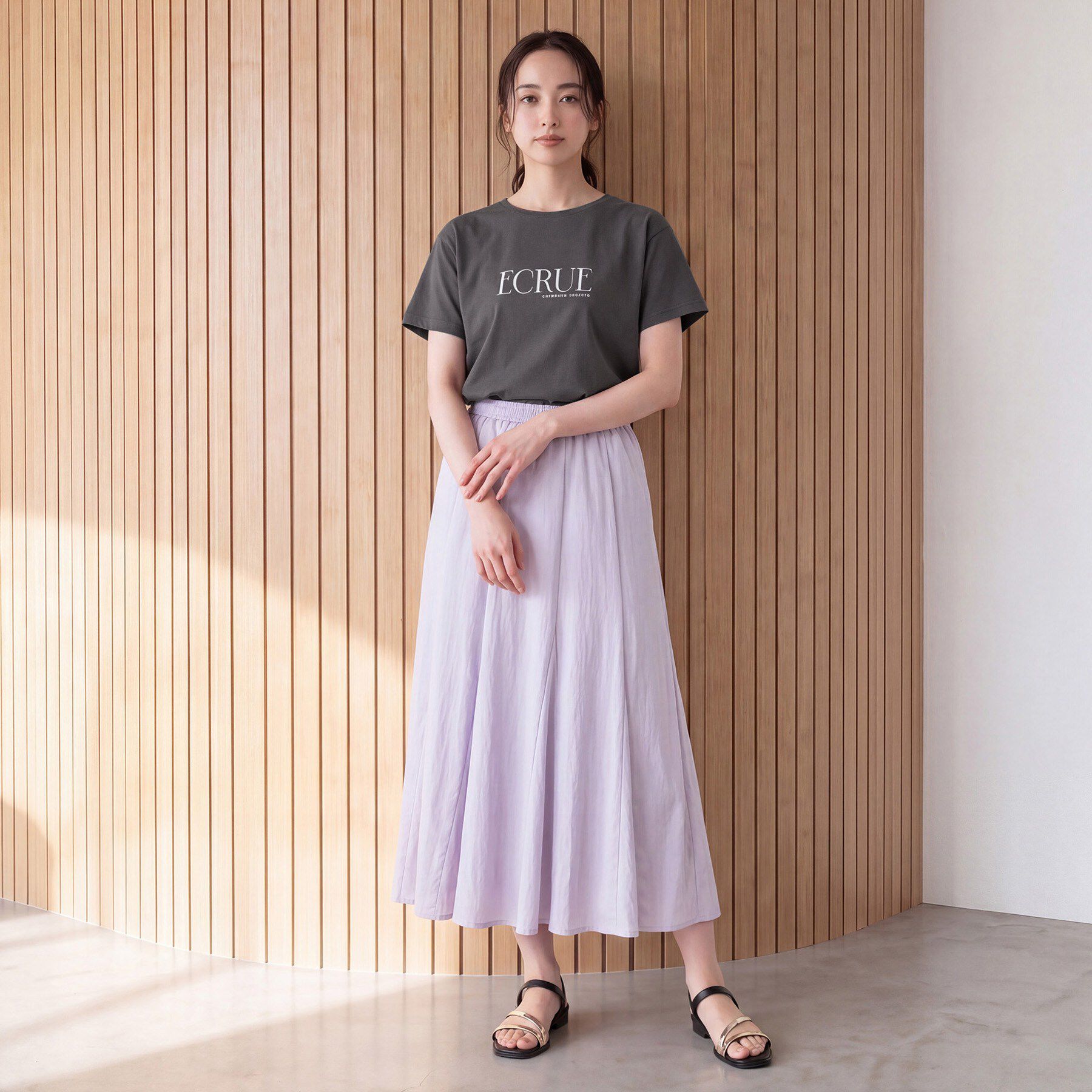grove「【遮熱／吸水速乾／接触冷感／UVカット】ベーシックロゴTシャツ」|Tシャツ・カットソー|