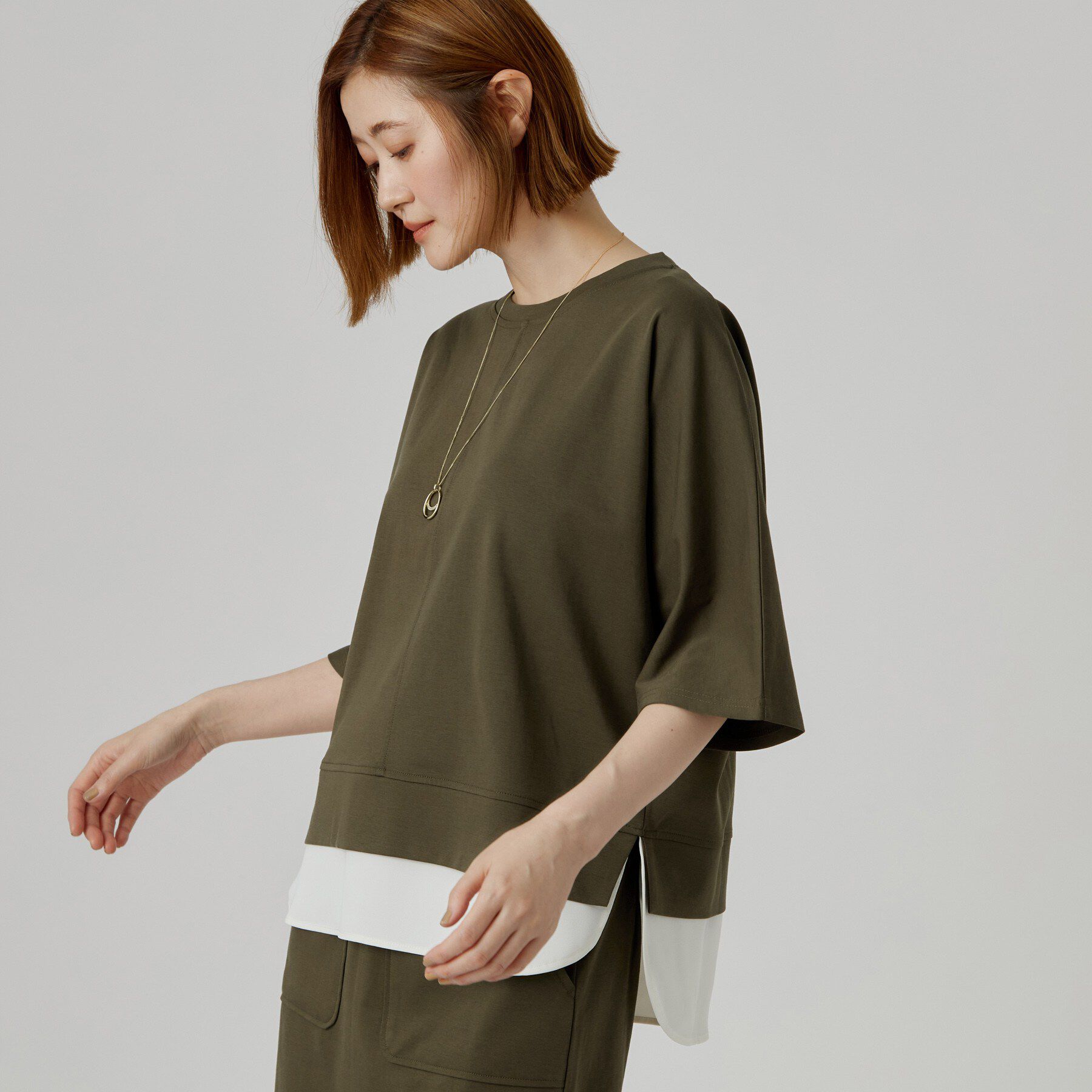 grove「【着回し◎】レイヤード風セットアップ」|スーツ|