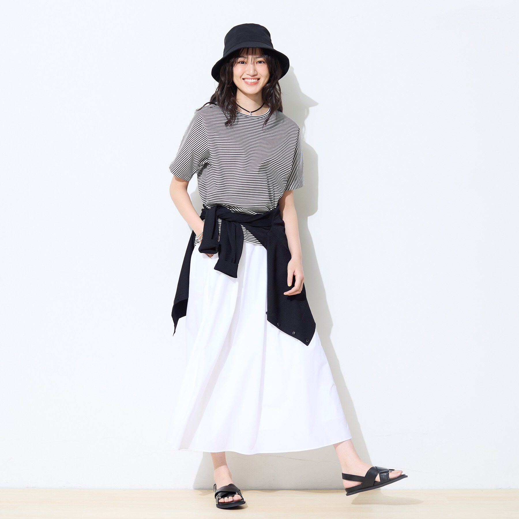 INDIVI「【汗ジミ防止／褒められTシャツ】上品カジュアル！ドルマンTシャツ」|Tシャツ・カットソー|
