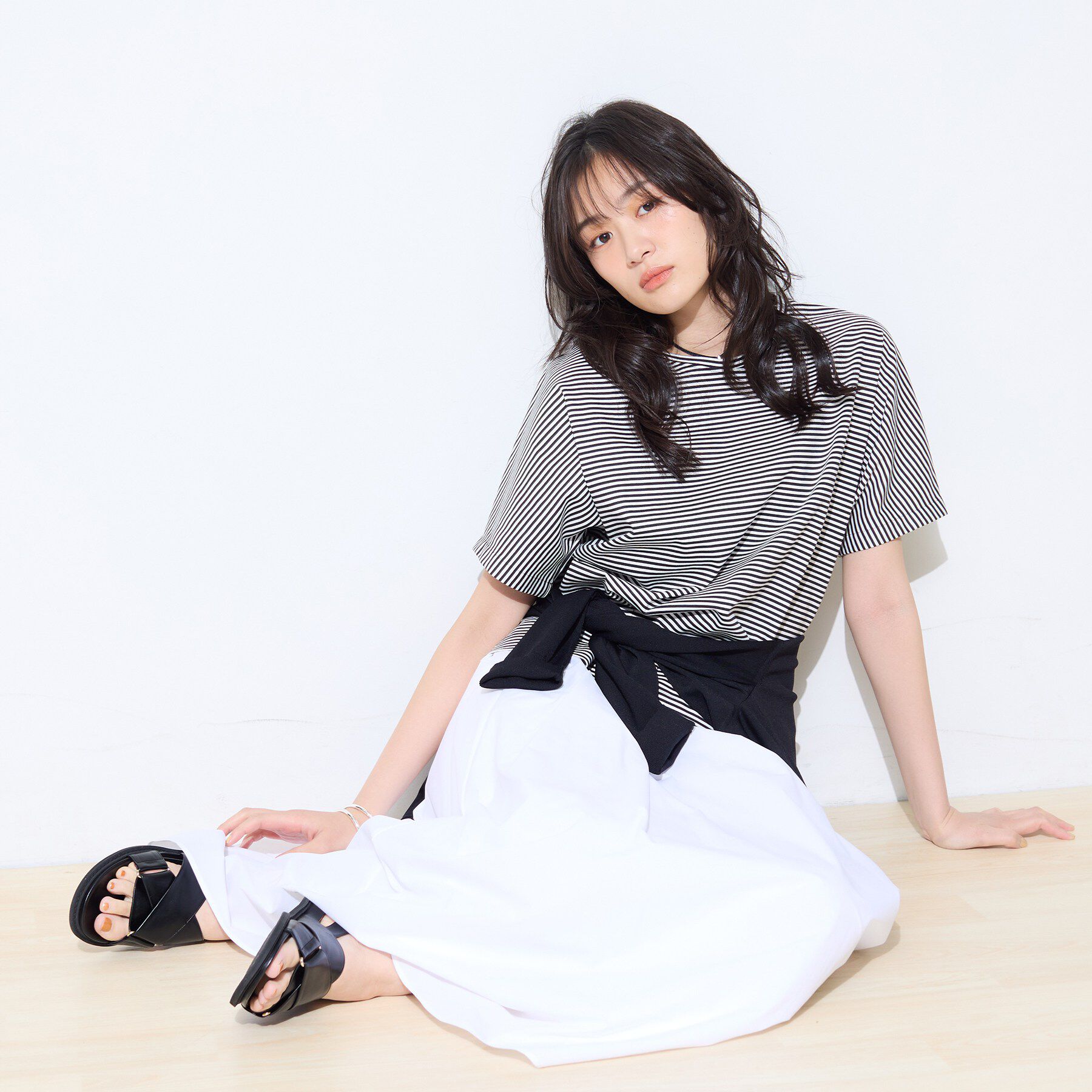 INDIVI「【汗ジミ防止／褒められTシャツ】上品カジュアル！ドルマンTシャツ」|Tシャツ・カットソー|