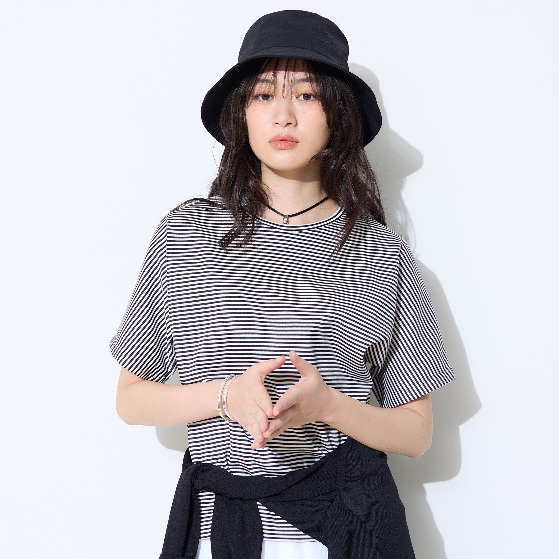 INDIVI「【汗ジミ防止／褒められTシャツ】上品カジュアル！ドルマンTシャツ」|Tシャツ・カットソー|