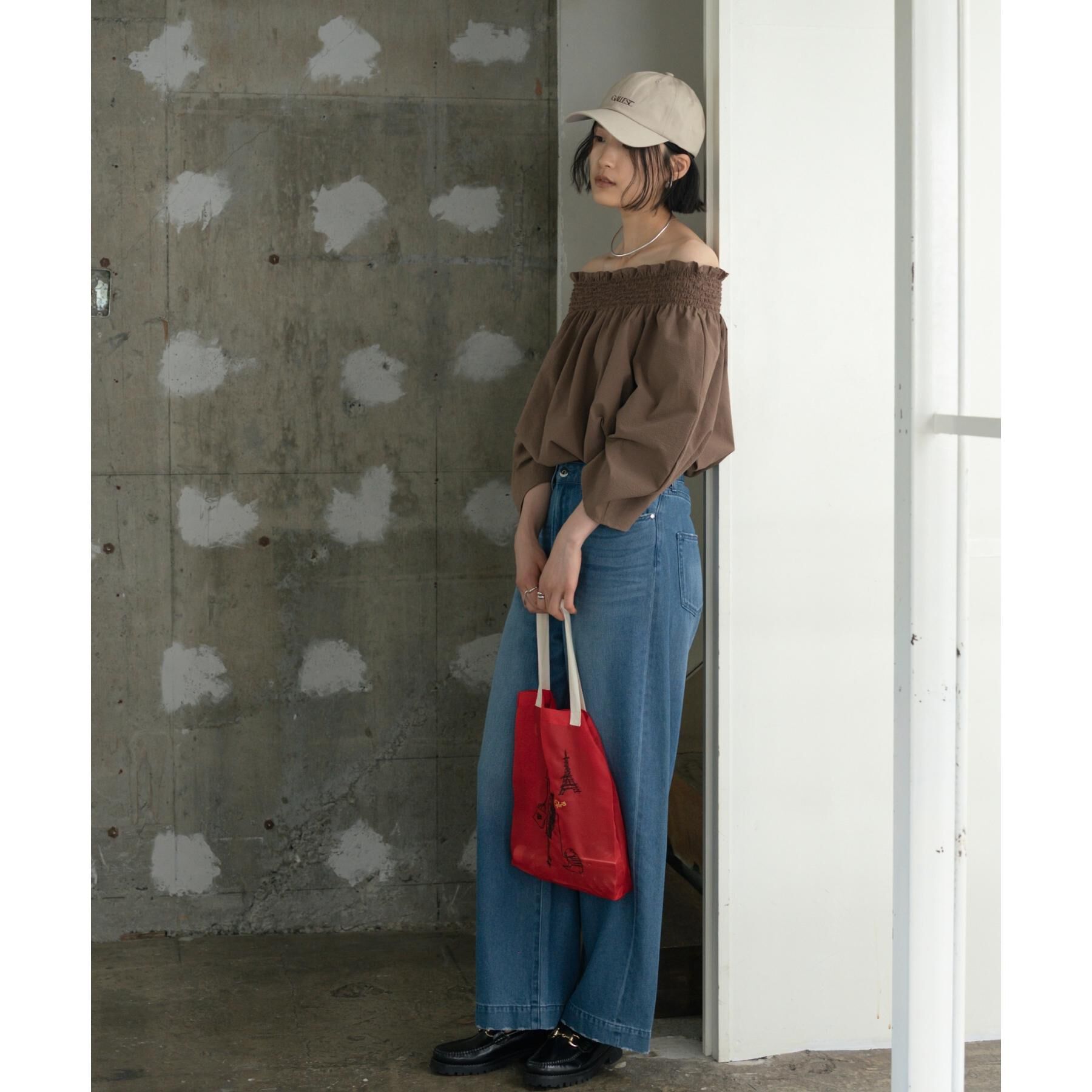 GALLEST「ハイライズワイドデニム【再入荷／マシンウォッシャブル】」|デニム|