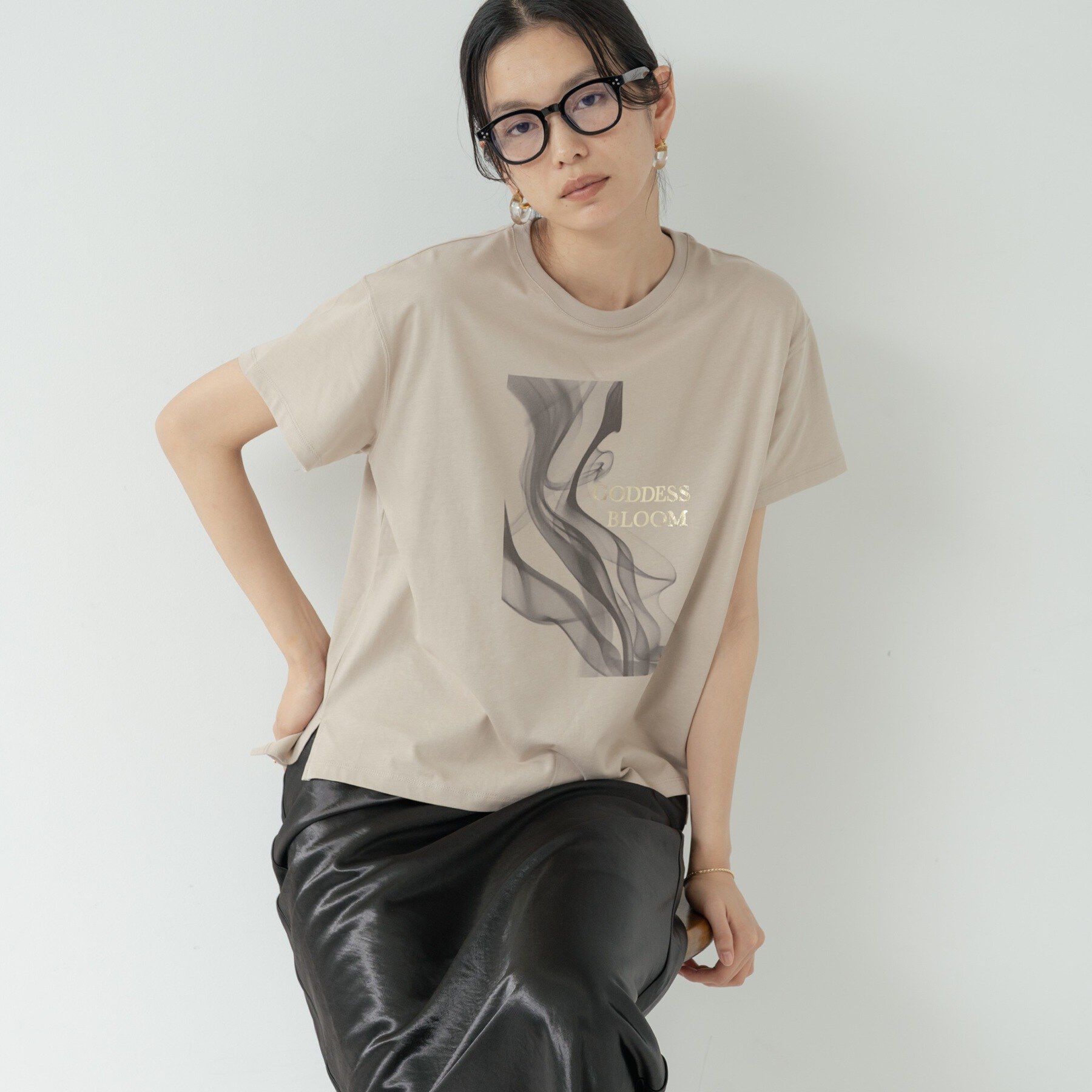 GALLEST「箔ロゴプリントTシャツ」|Tシャツ・カットソー|