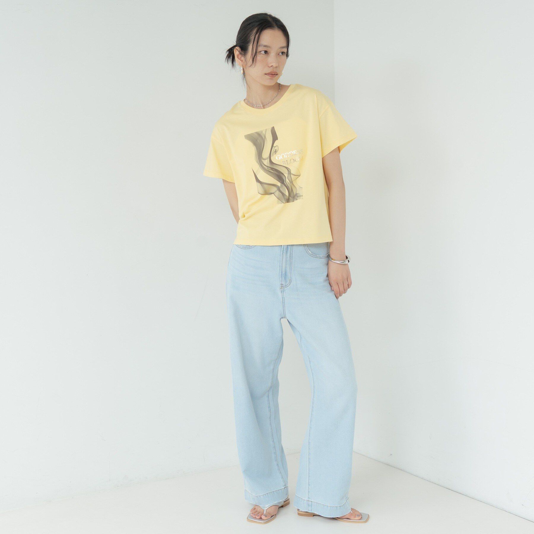 GALLEST「箔ロゴプリントTシャツ」|Tシャツ・カットソー|