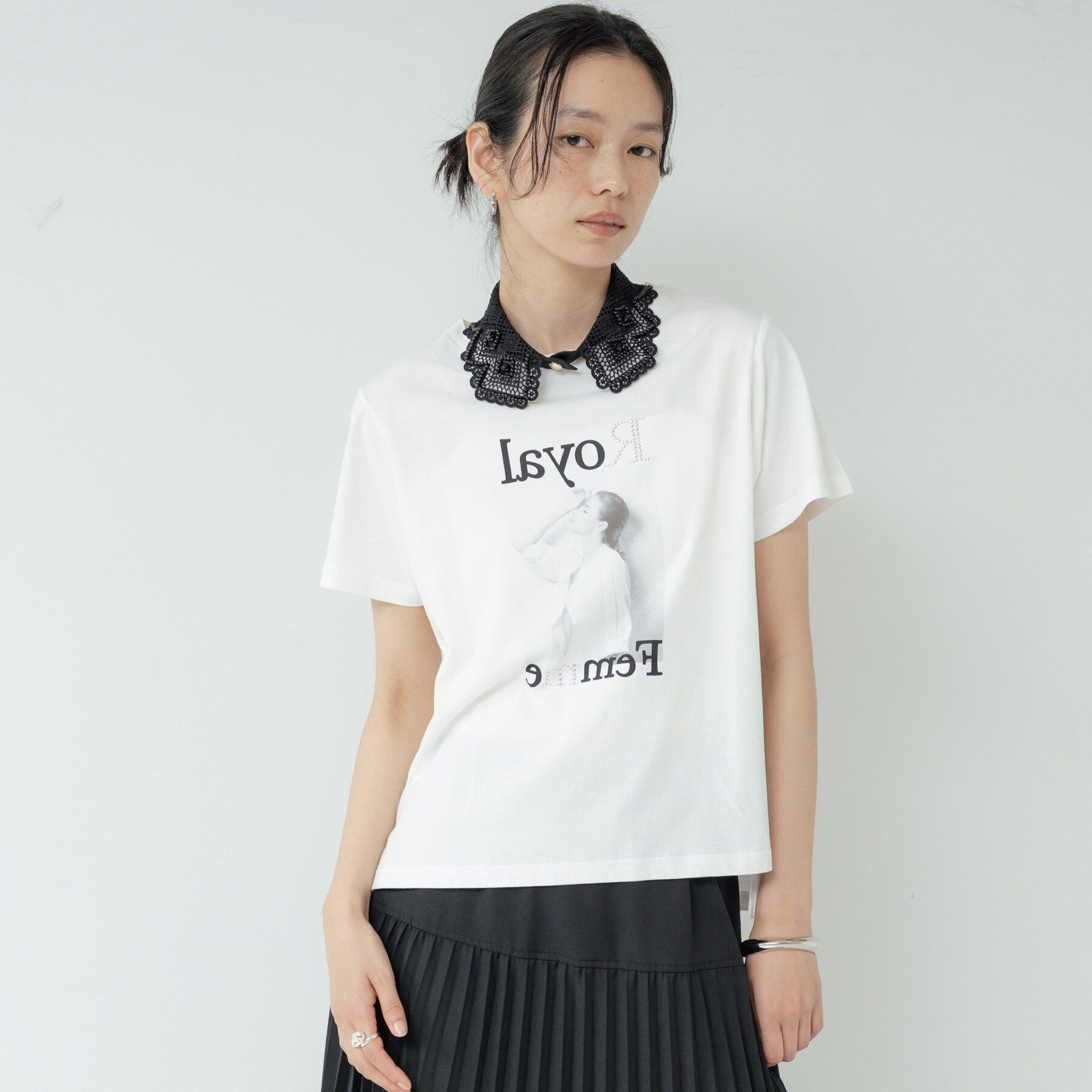GALLEST「タイポグラフィTシャツ【接触冷感】」|Tシャツ・カットソー|