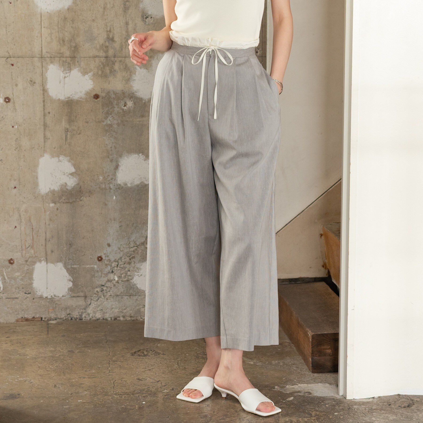 GALLEST「イージーリネンタックパンツ」|その他|