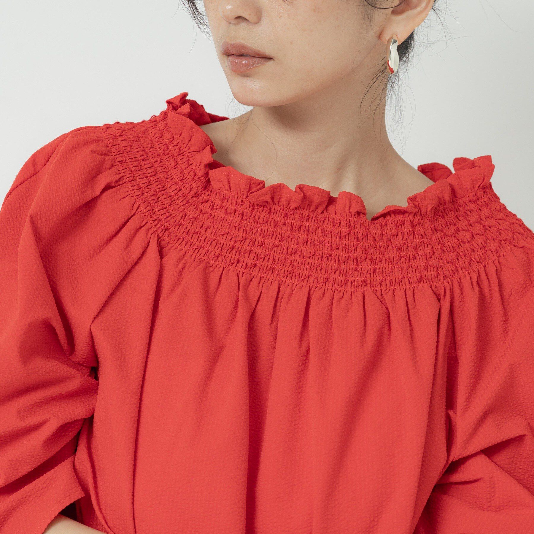 GALLEST「サッカーオフショルブラウス【再入荷／2WAY】」|シャツ・ブラウス|
