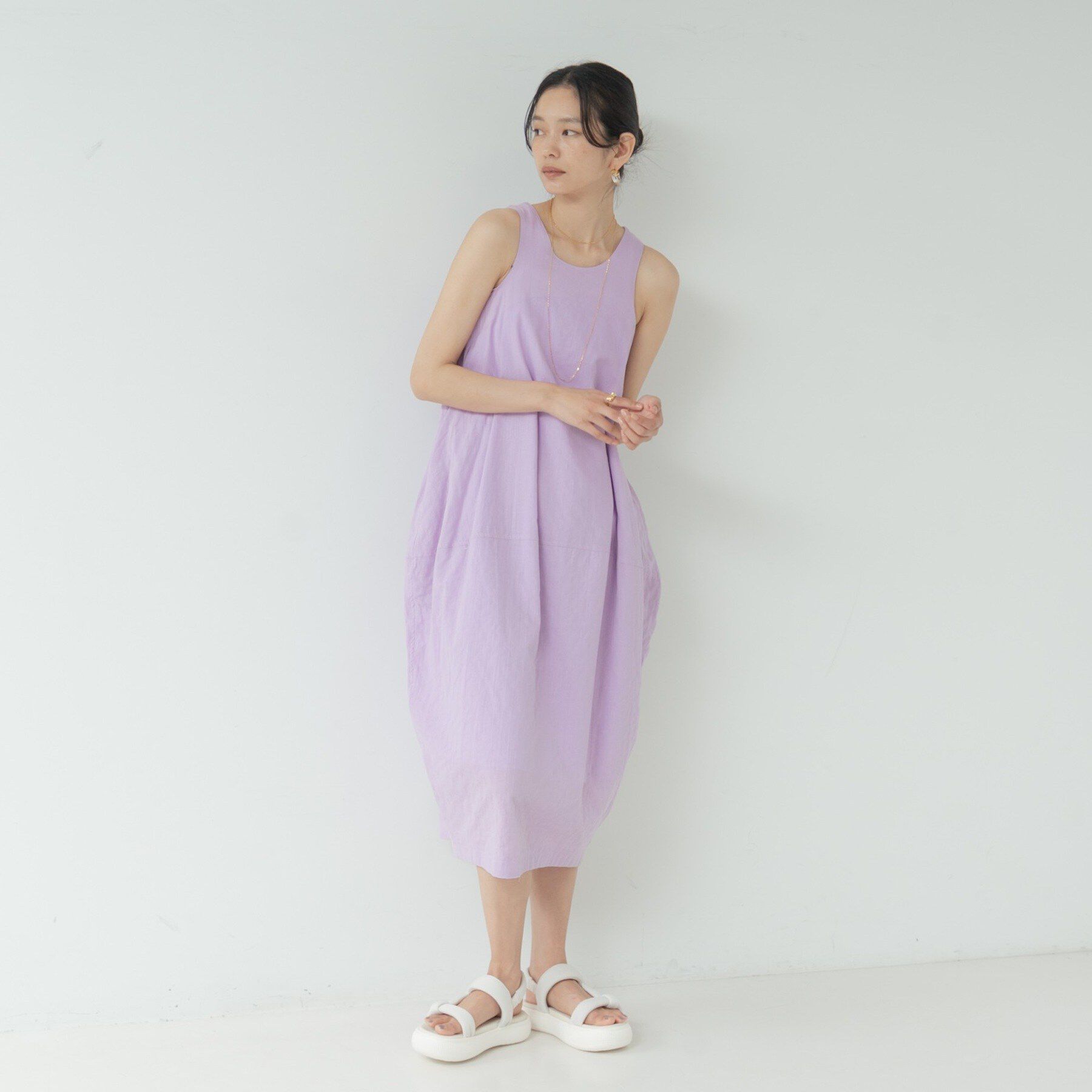 GALLEST「ミニマルコクーンワンピース」|ワンピース|