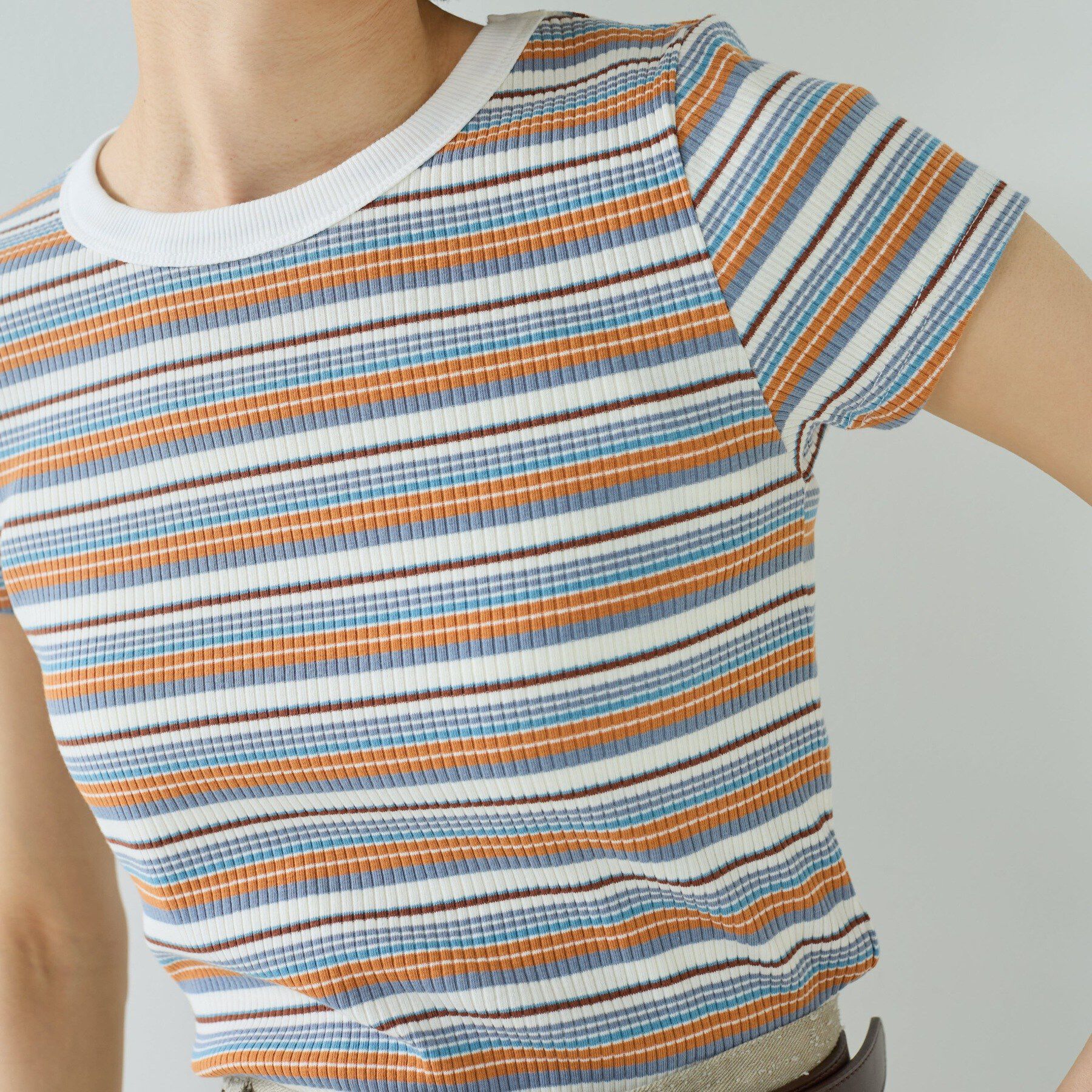GALLEST「レトロボーダーTシャツ」|Tシャツ・カットソー|