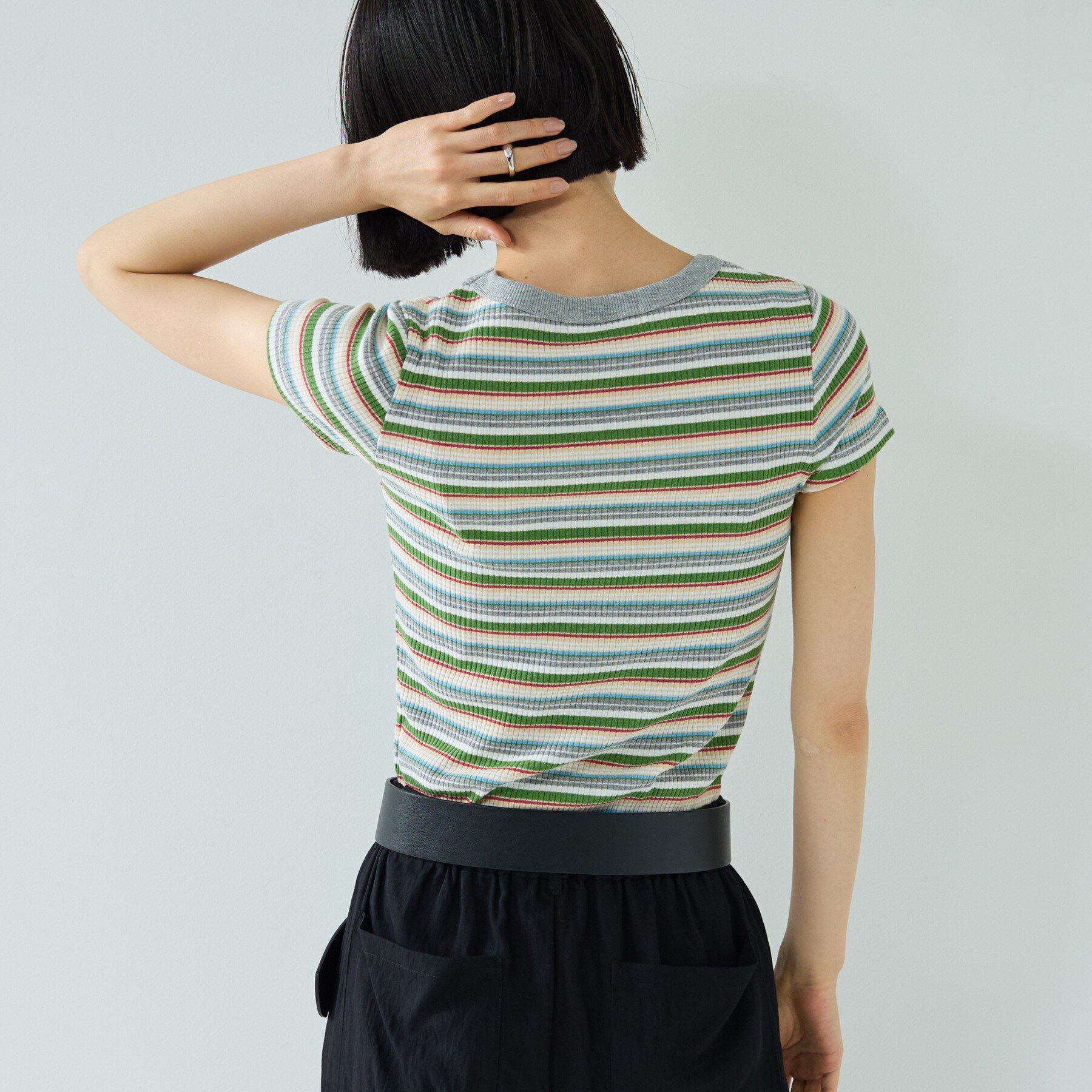 GALLEST「レトロボーダーTシャツ」|Tシャツ・カットソー|