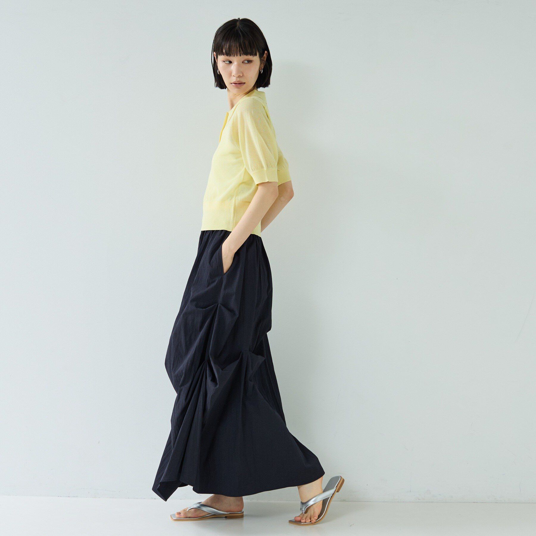 GALLEST「ランダムタックスカート【再入荷／ウォッシャブル】」|スカート|