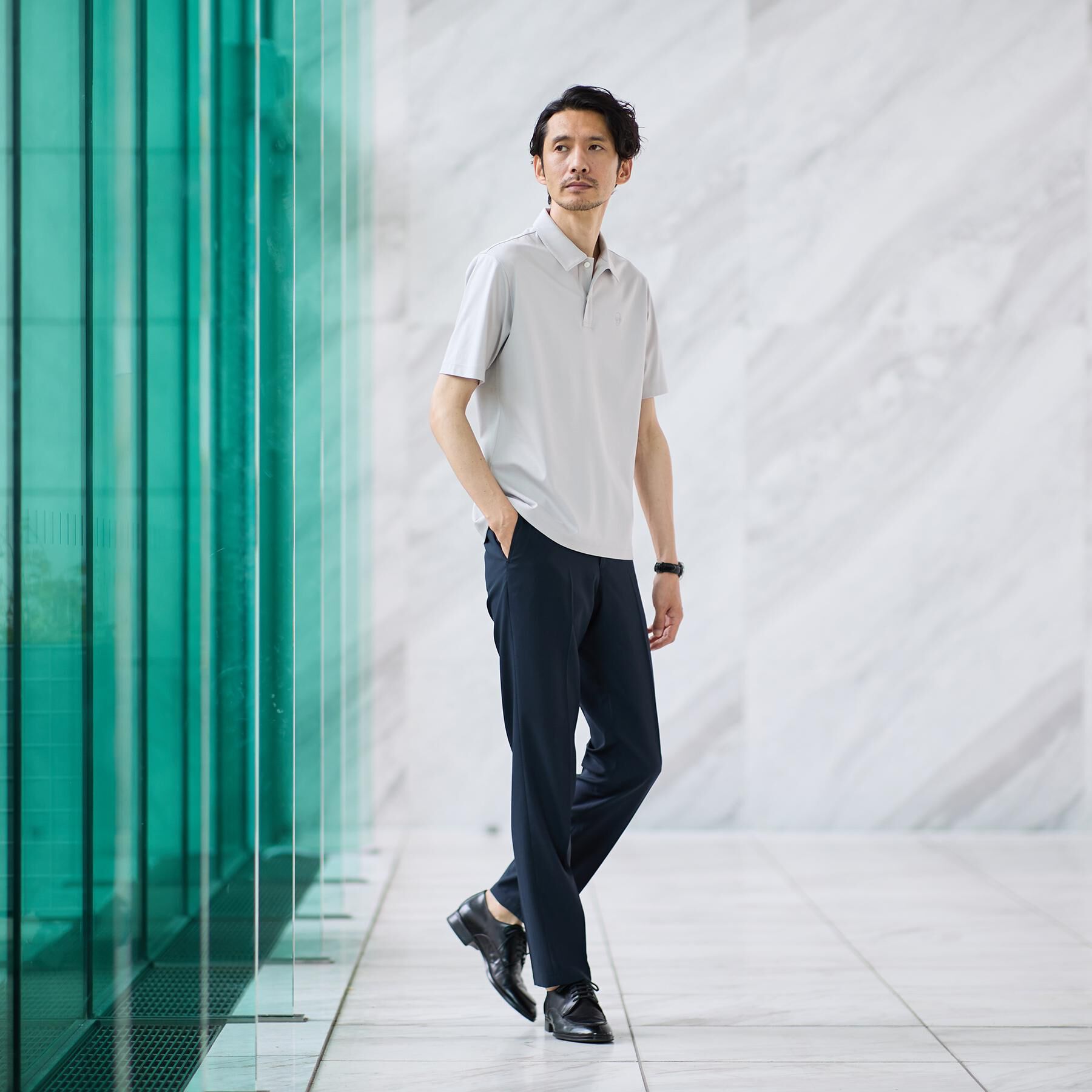 TAKEO KIKUCHI「【接触冷感】新定番ウールライクトロ　パンツ」|その他|