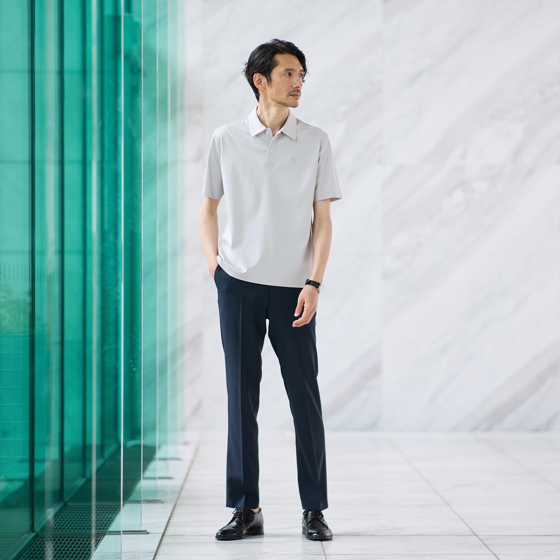 TAKEO KIKUCHI「【接触冷感】新定番ウールライクトロ　パンツ」|その他|