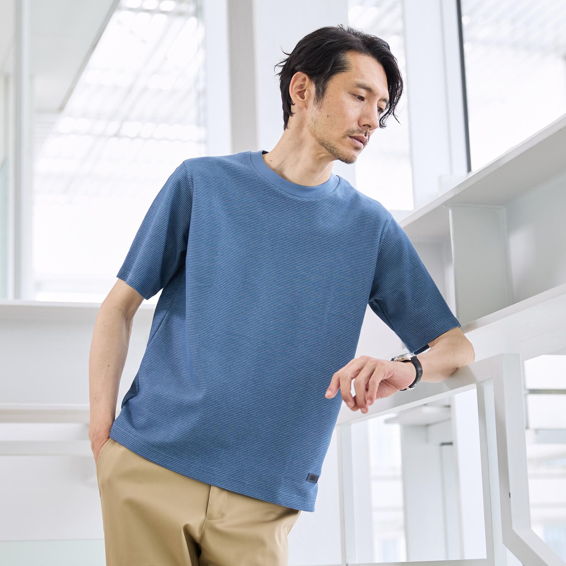 TAKEO KIKUCHI「【抗菌防臭】ステイフレッシュ Tシャツ」|Tシャツ・カットソー|
