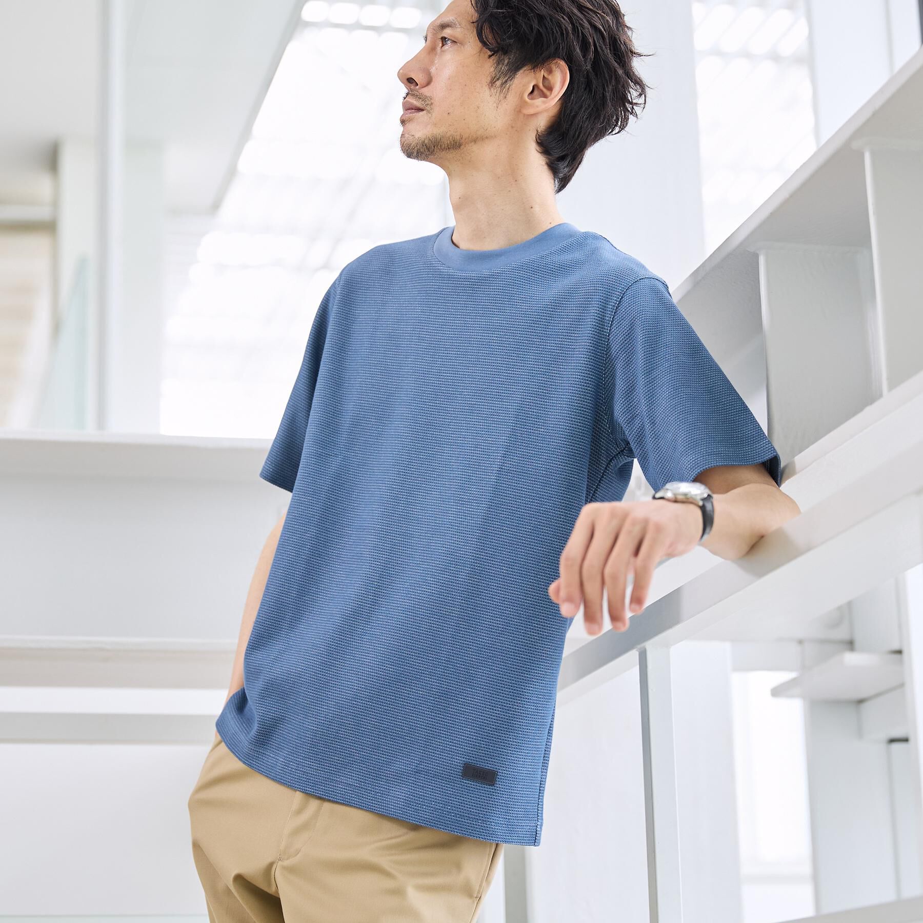 TAKEO KIKUCHI「【抗菌防臭】ステイフレッシュ Tシャツ」|Tシャツ・カットソー|