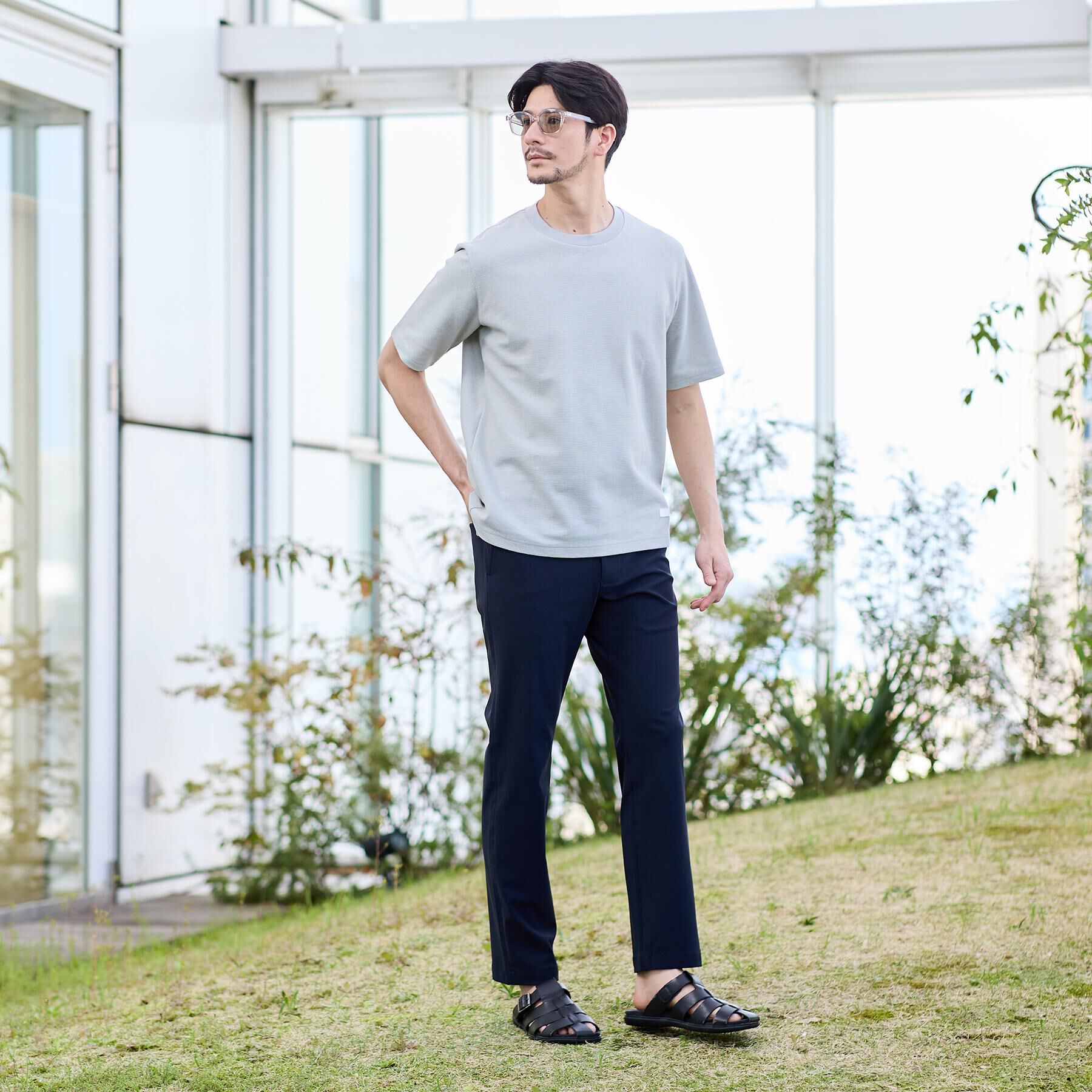 TAKEO KIKUCHI「【抗菌防臭】ステイフレッシュ Tシャツ」|Tシャツ・カットソー|
