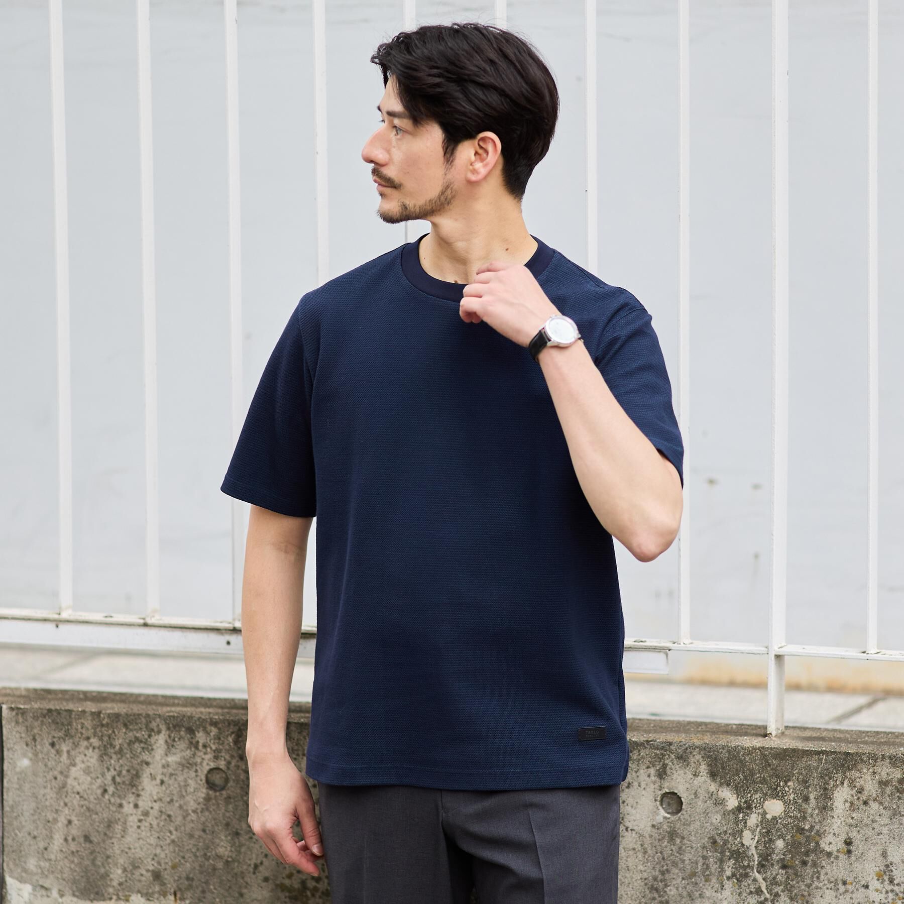 TAKEO KIKUCHI「【抗菌防臭】ステイフレッシュ Tシャツ」|Tシャツ・カットソー|