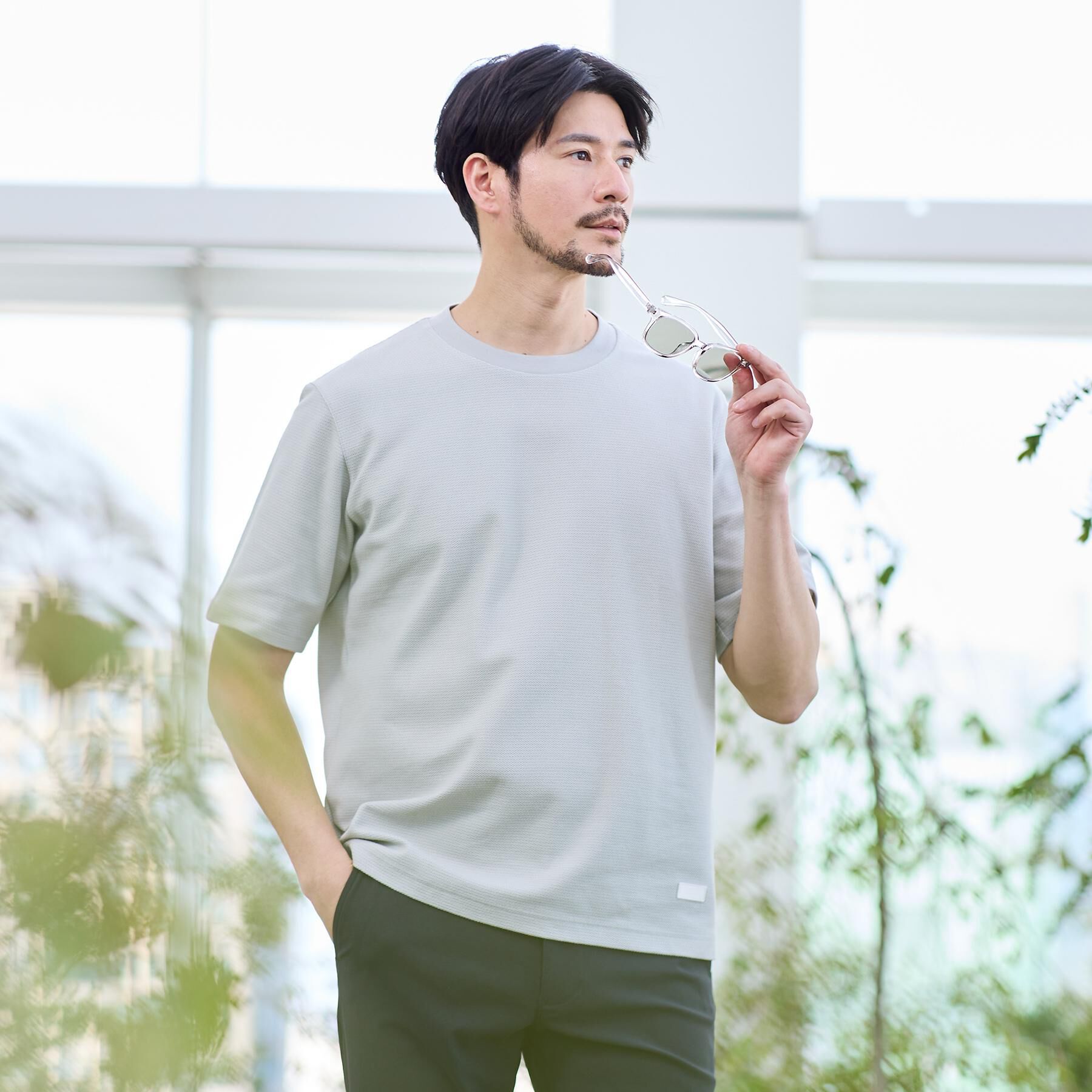 TAKEO KIKUCHI「【抗菌防臭】ステイフレッシュ Tシャツ」|Tシャツ・カットソー|