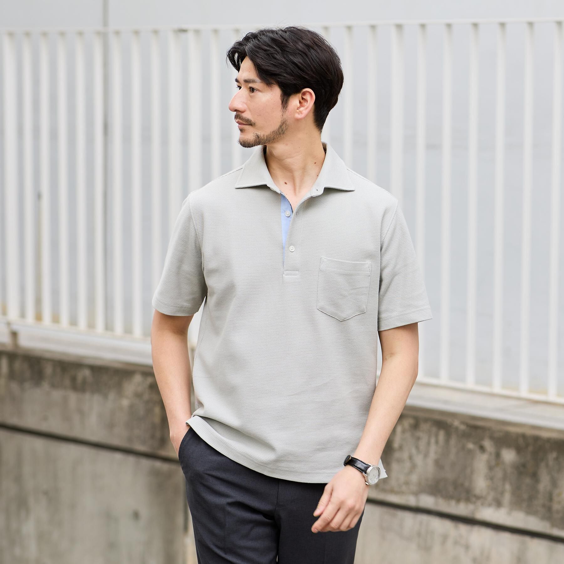 TAKEO KIKUCHI「【抗菌防臭】ステイフレッシュ ポロシャツ」|ポロシャツ|