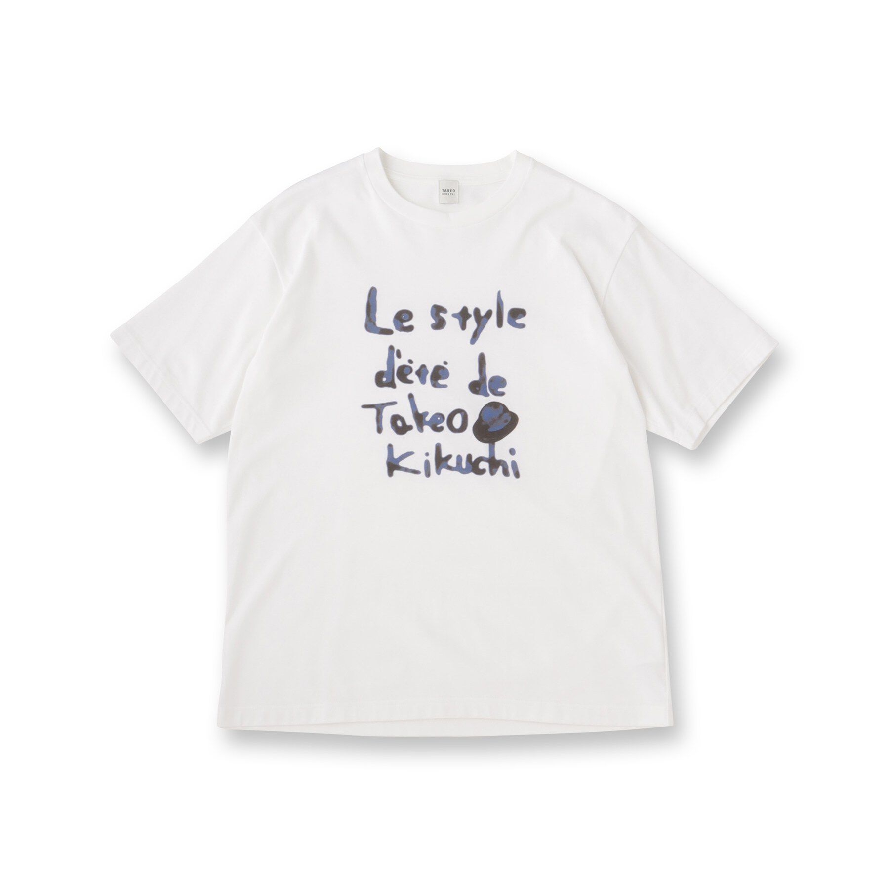 TAKEO KIKUCHI「水彩ペイント アートロゴTシャツ」|Tシャツ・カットソー|