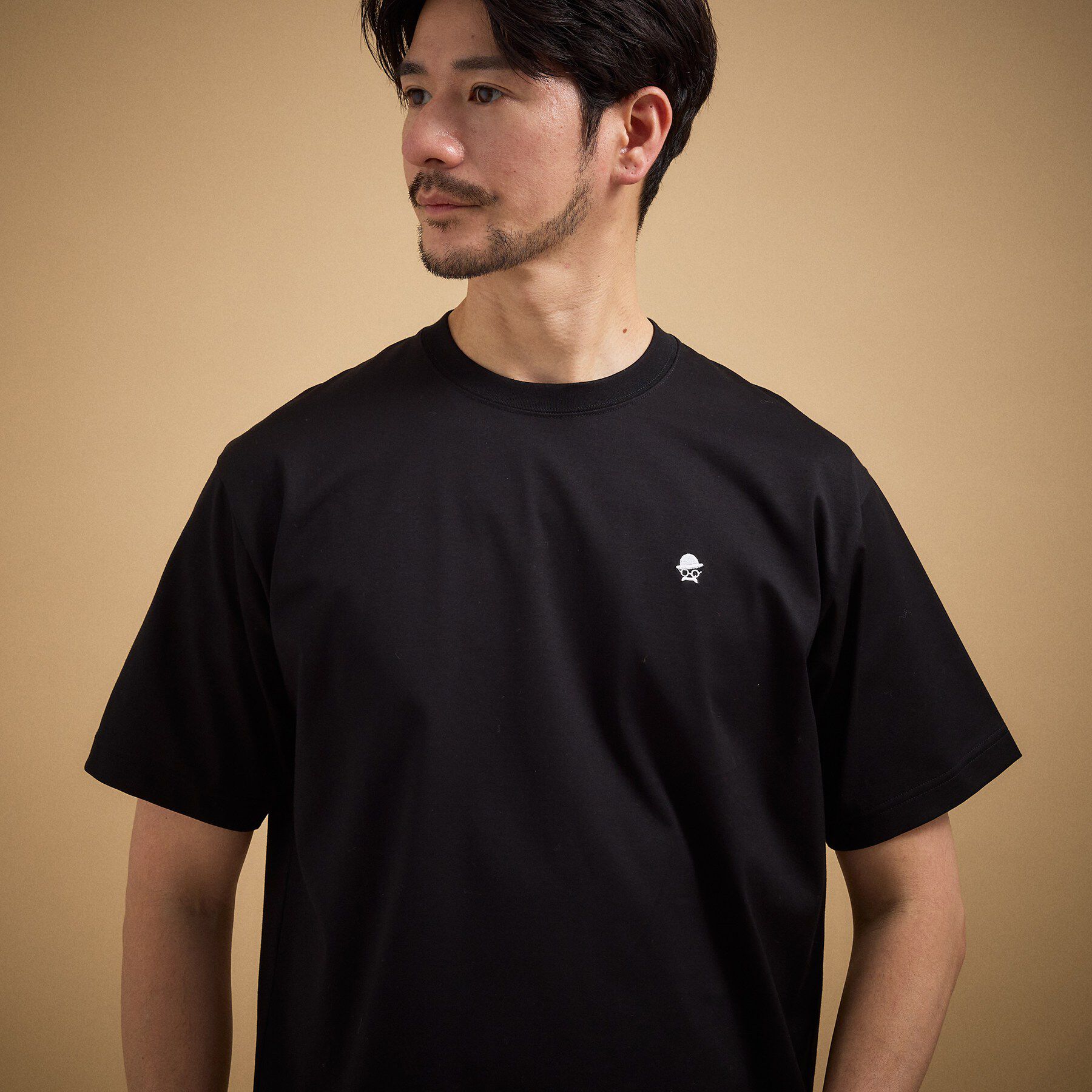 TAKEO KIKUCHI「【日本製】ワンポイント刺繍 半袖Tシャツ」|Tシャツ・カットソー|