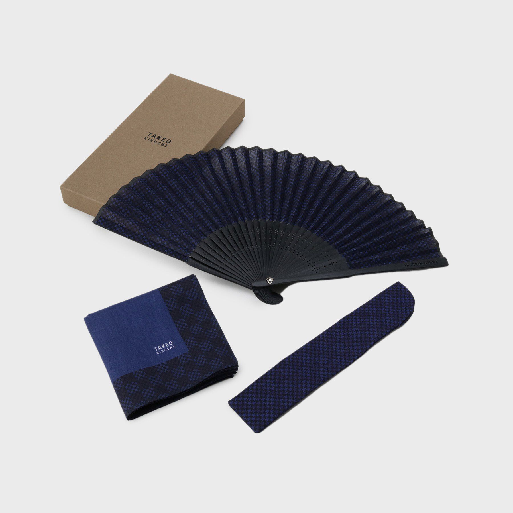 TAKEO KIKUCHI「【BOXセット】ハンカチ＆扇子セット」|その他|