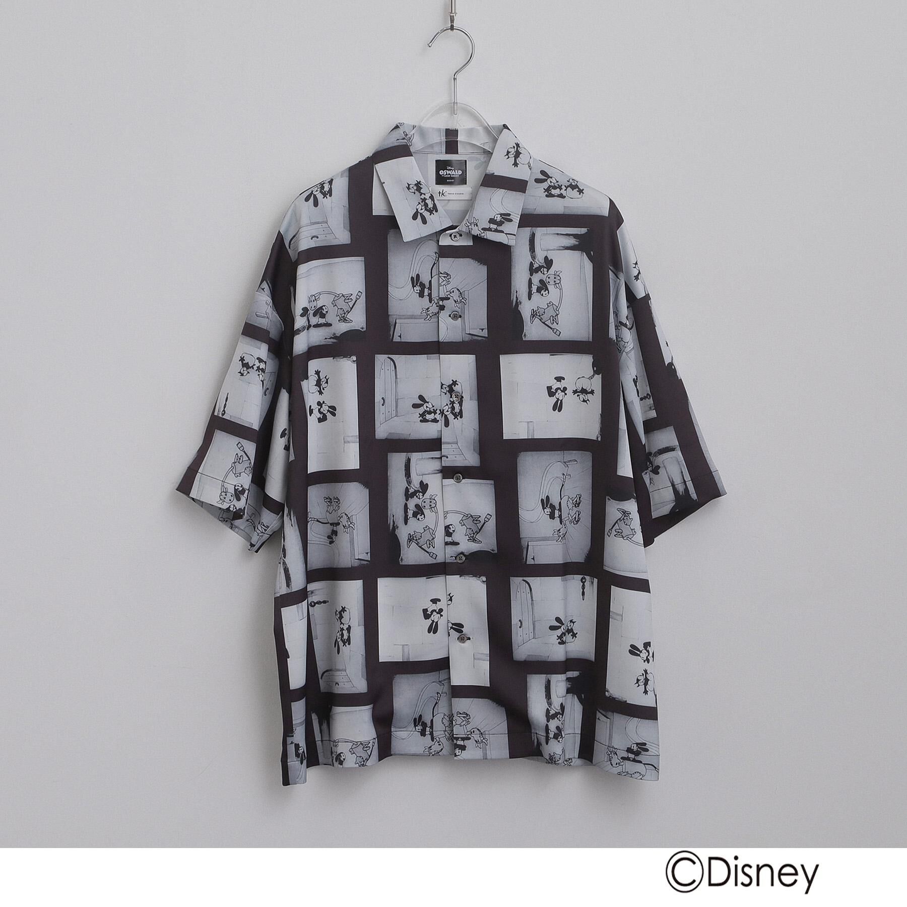 tk.TAKEO KIKUCHI「Disney capsule collection 総柄シャツ」|シャツ・ブラウス|ブラック(119)