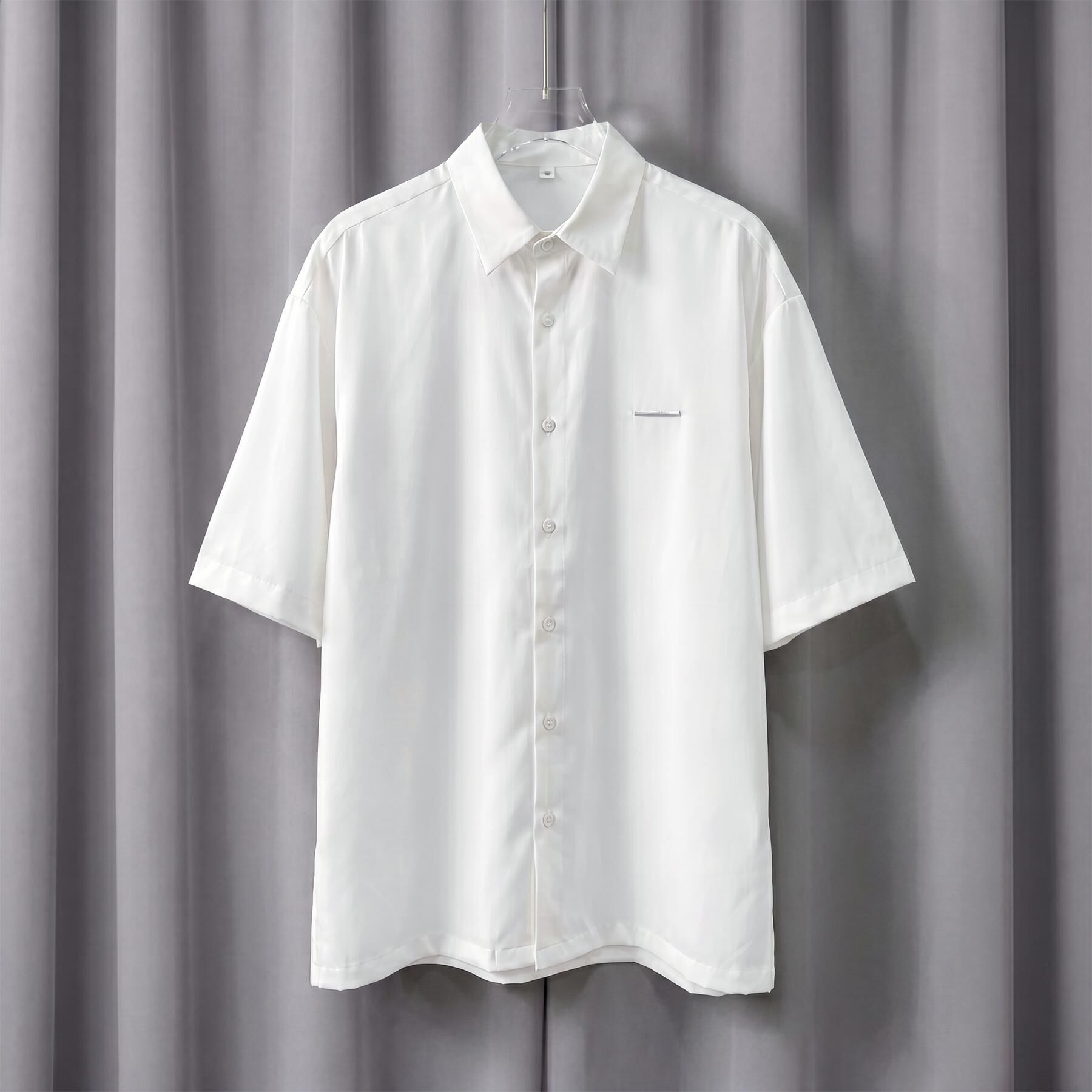 tk.TAKEO KIKUCHI「【26SSイチオシ！】オーバーとろみグラデーションプリントシャツ/レギュラーカラー/さらっとタッチ」|シャツ・ブラウス|