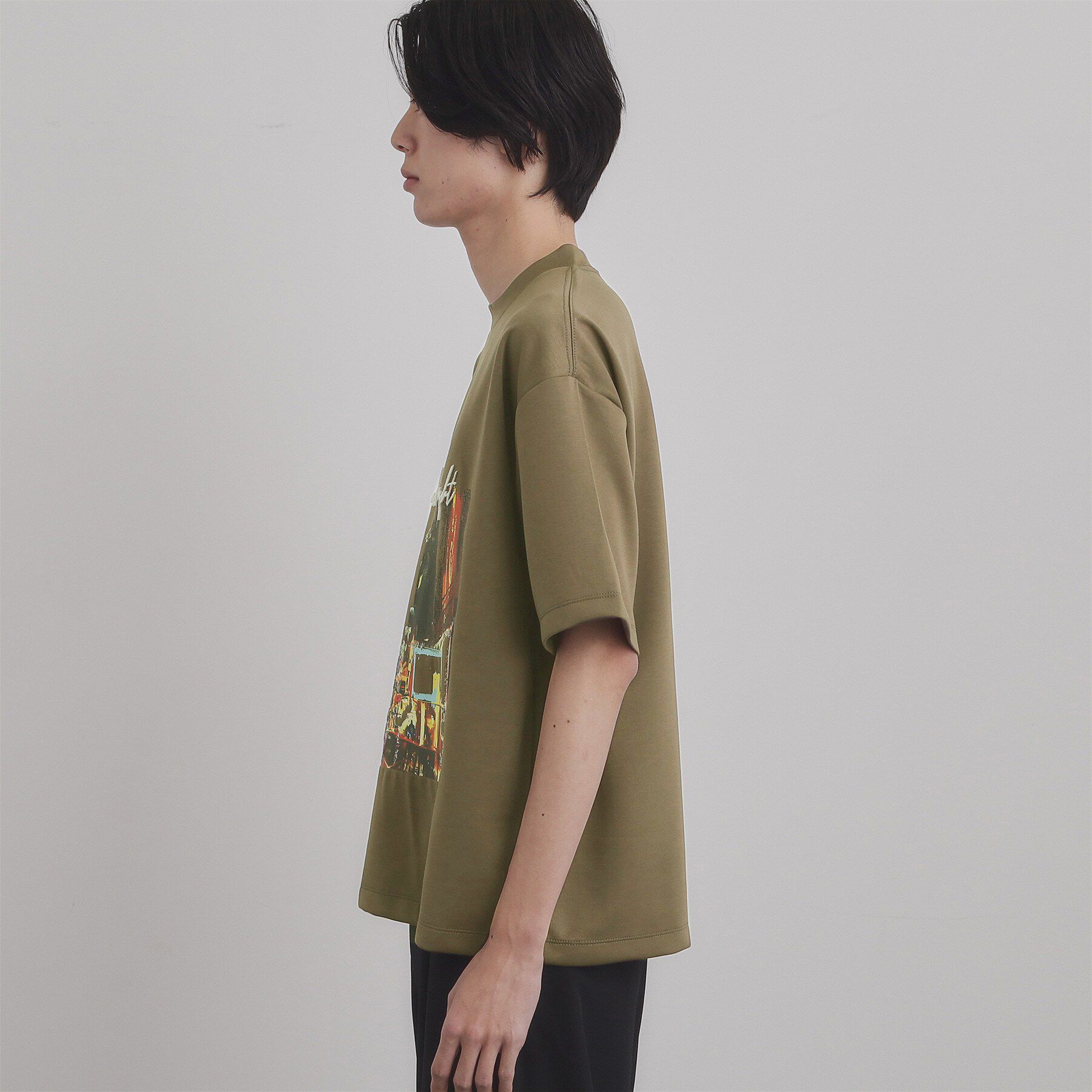tk.TAKEO KIKUCHI「ブラシ刺繍半袖Ｔシャツ」|Tシャツ・カットソー|