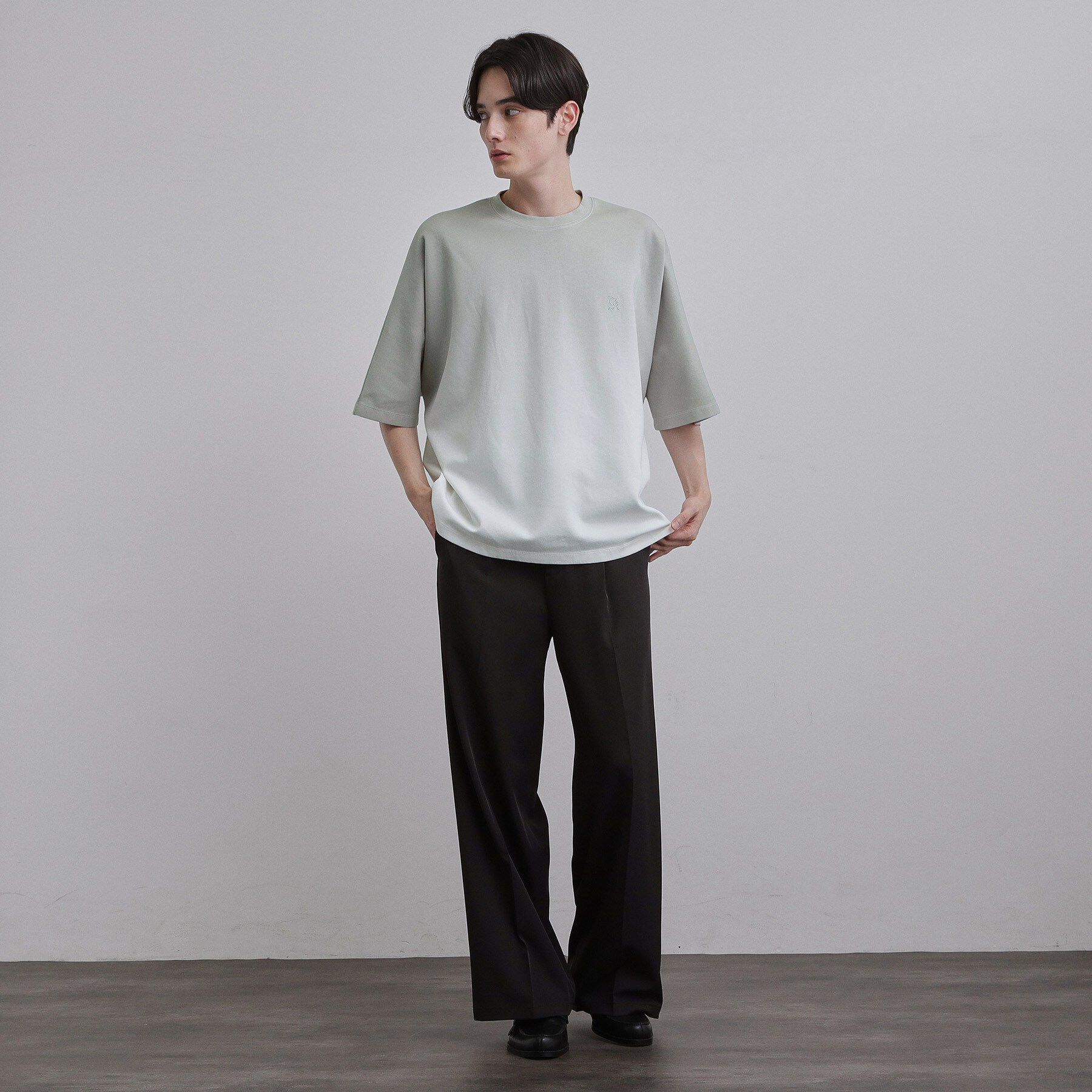 tk.TAKEO KIKUCHI「【人気商品！】グラデーションドルマンカットソー　ウォッシャブル/柔らかタッチ/ふっくら/ドルマンスリ」|Tシャツ・カットソー|
