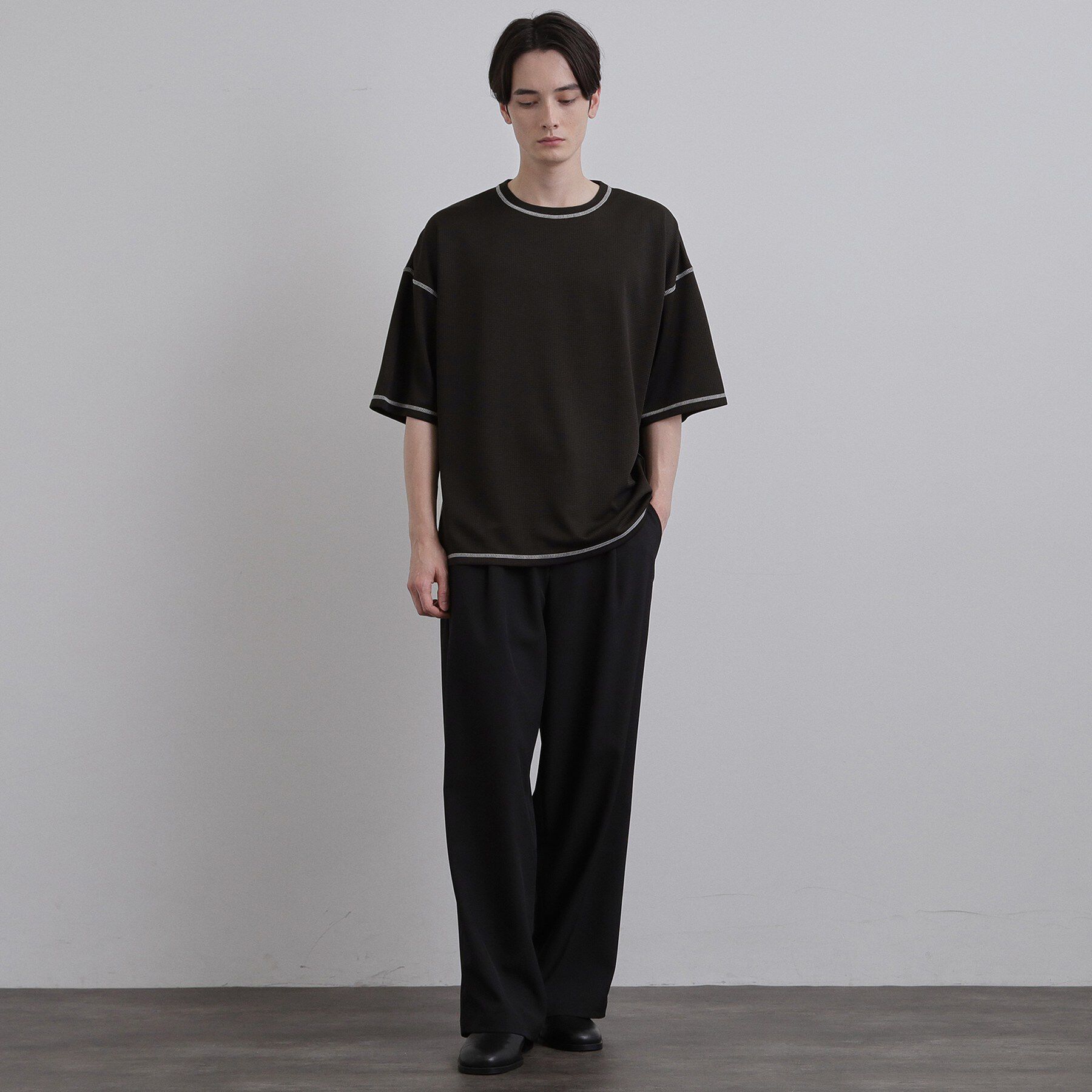 tk.TAKEO KIKUCHI「【気化熱冷却／涼しい】ワッフルカットソー」|Tシャツ・カットソー|