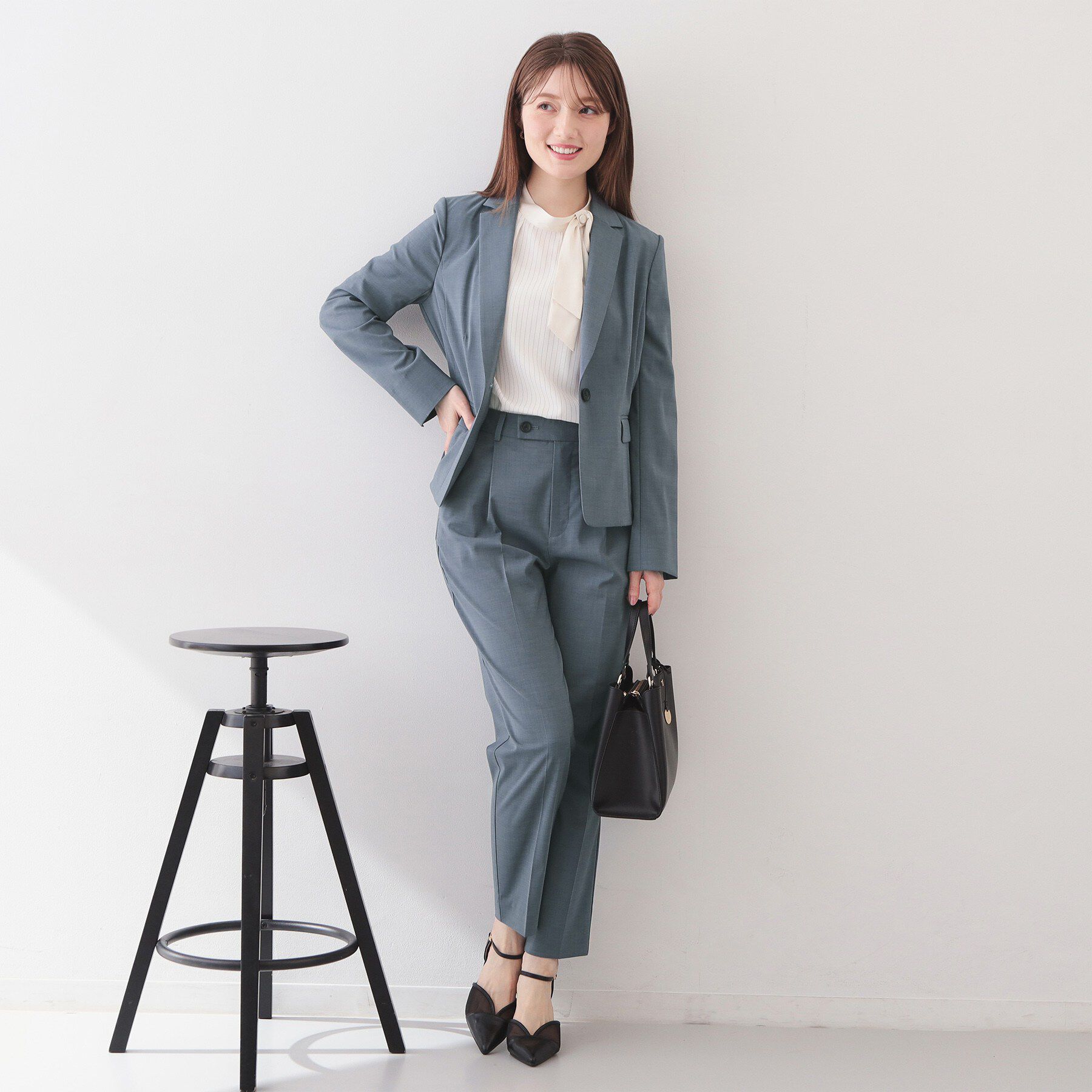 index「ストレッチテーパードパンツ／セットアップ対応可【洗濯機OK／接触冷感／吸水速乾／イージーアイロン】《」|その他|