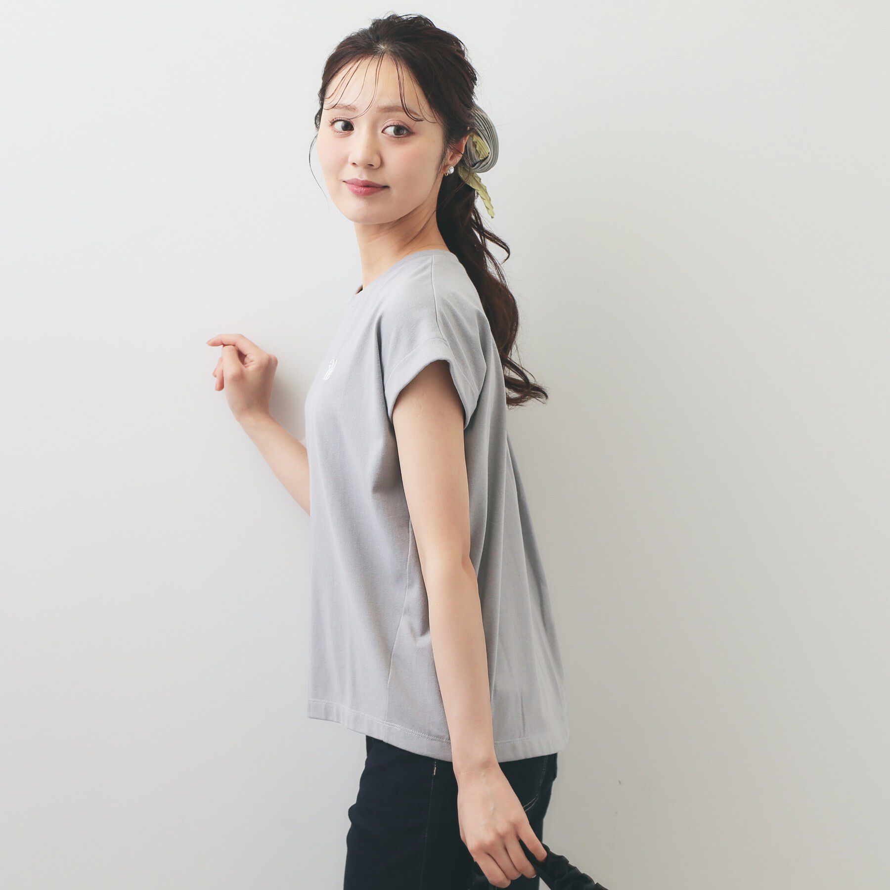 index「【接触冷感／UV】ワンポイント刺繍Tシャツ《7col／XS~3L／洗濯機OK》」|Tシャツ・カットソー|