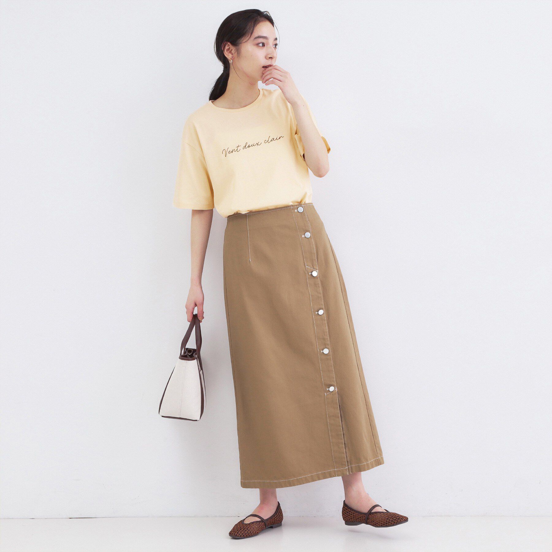 OPAQUE.CLIP「ロゴプリントアソートTシャツ【洗濯機OK】」|Tシャツ・カットソー|